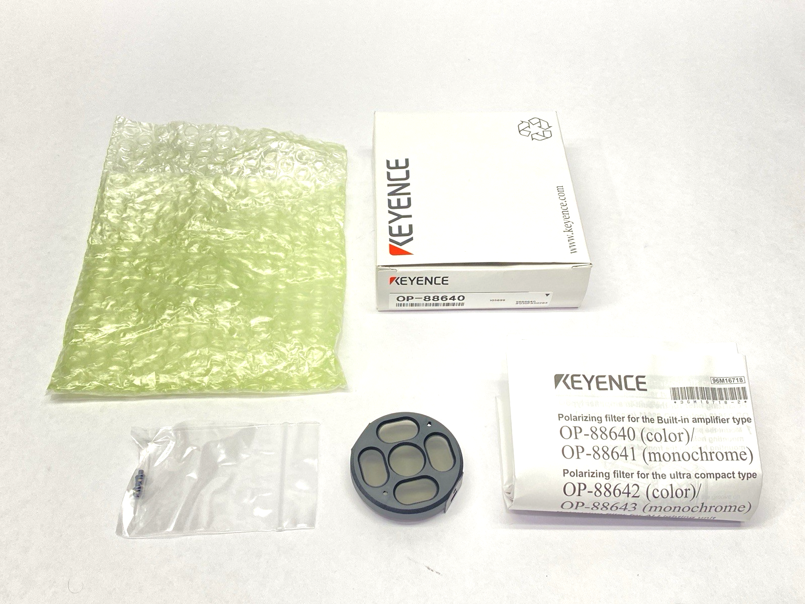 Keyence OP-88640 Polarizing Filter For AI Vision Sensor - Maverick Industrial Sales