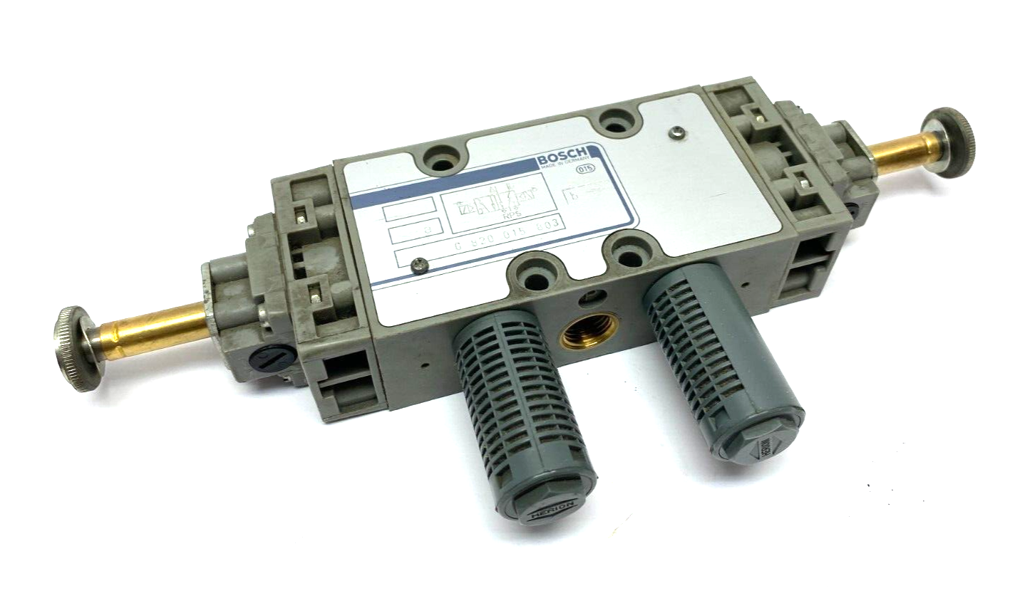 Bosch 0820015803 Solenoid Valve w/ Two Mufflers - Used - Maverick Industrial Sales