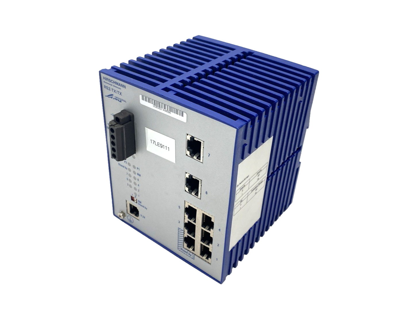 RS2-TX/TX | Hirschmann Industrial Ethernet Switch, Rail Switch - Used - Maverick Industrial Sales