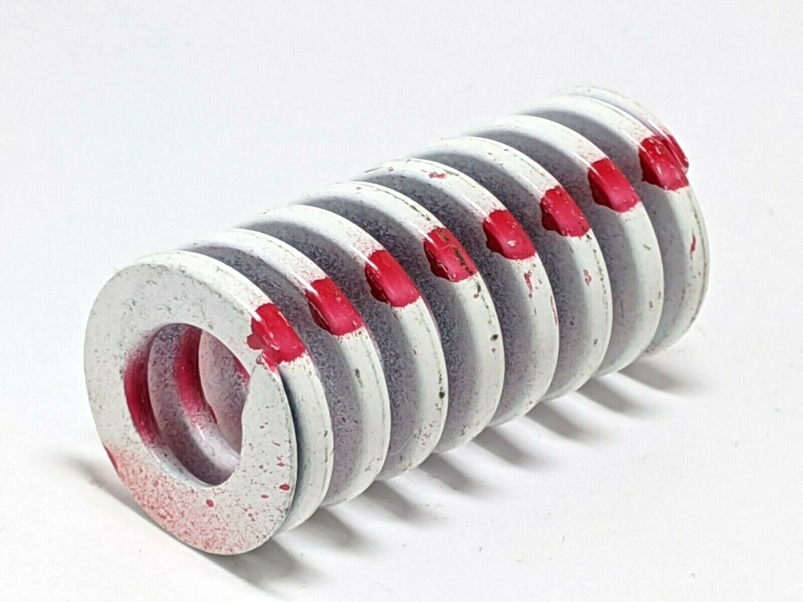 Associated Spring Raymond 205-508 Red / Painted White Die Spring 1” x 2” - New – Open box - Maverick Industrial Sales