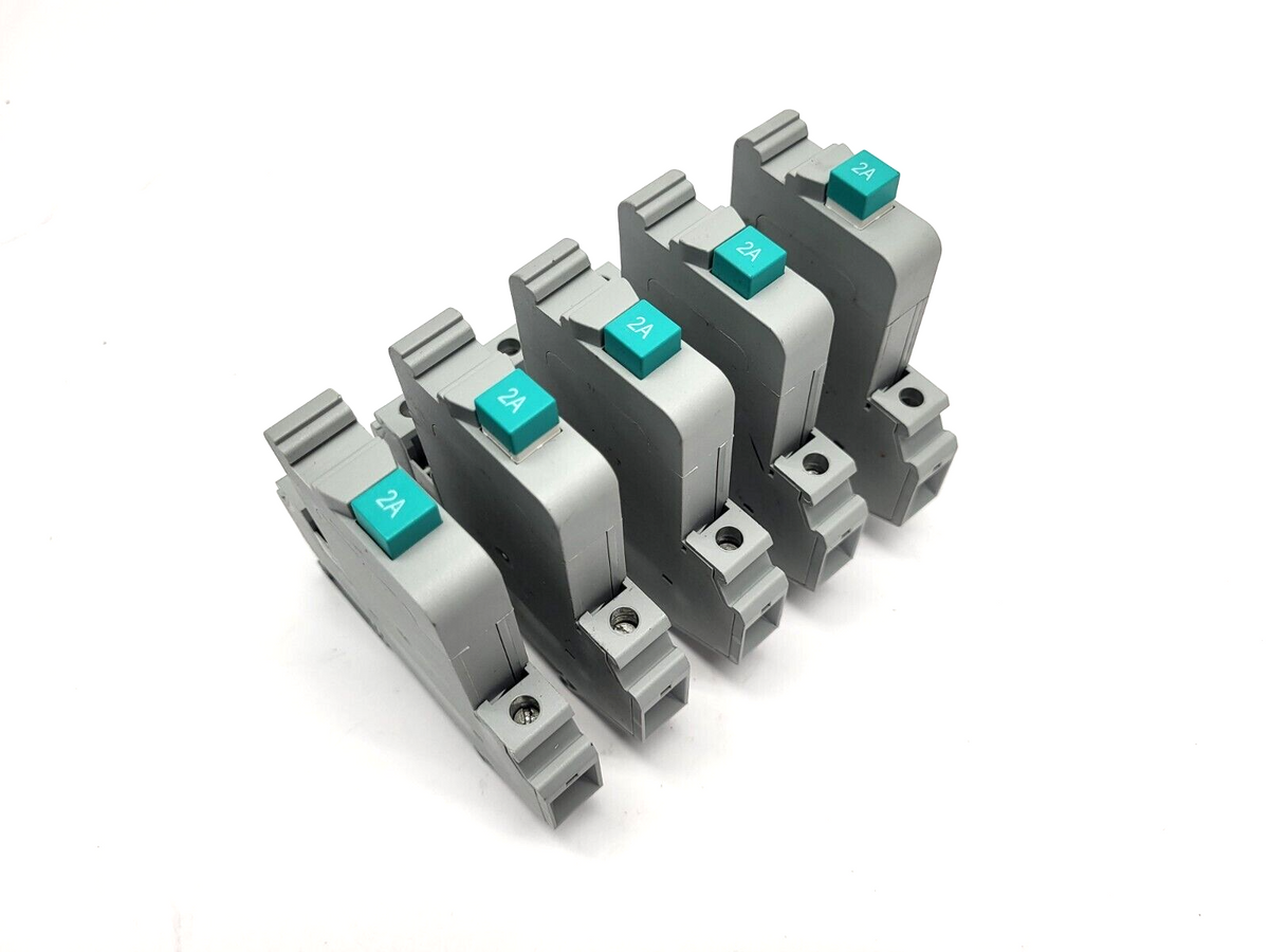 UT 6-TMC M 2A, 0916605 | Phoenix Contact UT 6-TMC M 2A Circuit Breaker 0916605 LOT OF 5 - Used - Maverick Industrial Sales