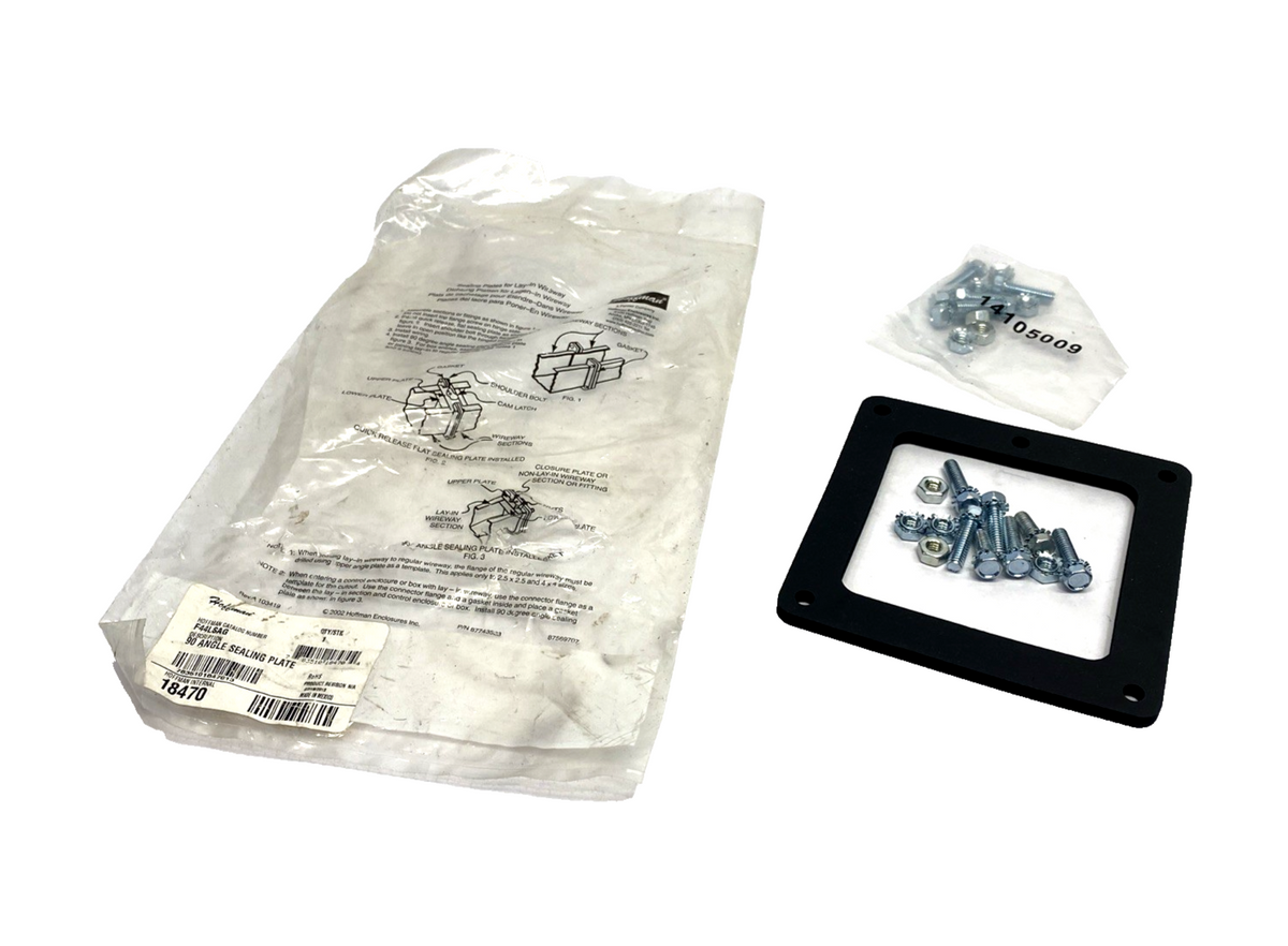 Hoffman F44LSAG Sealing Plate Kit, 90-Degree Angle Lay-in, 4" X 4" 18470 - Maverick Industrial Sales