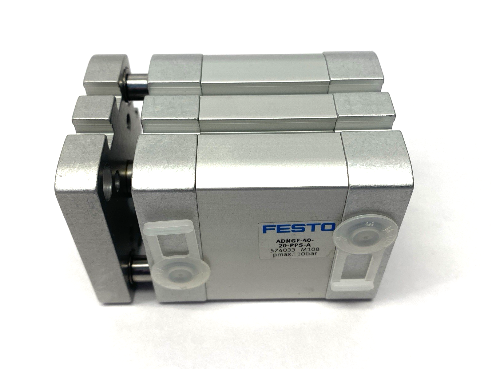 Festo ADNGF-40-20-PPS-A Compact Pneumatic Cylinder 40mm Bore 20mm Stroke 574033 - Maverick Industrial Sales