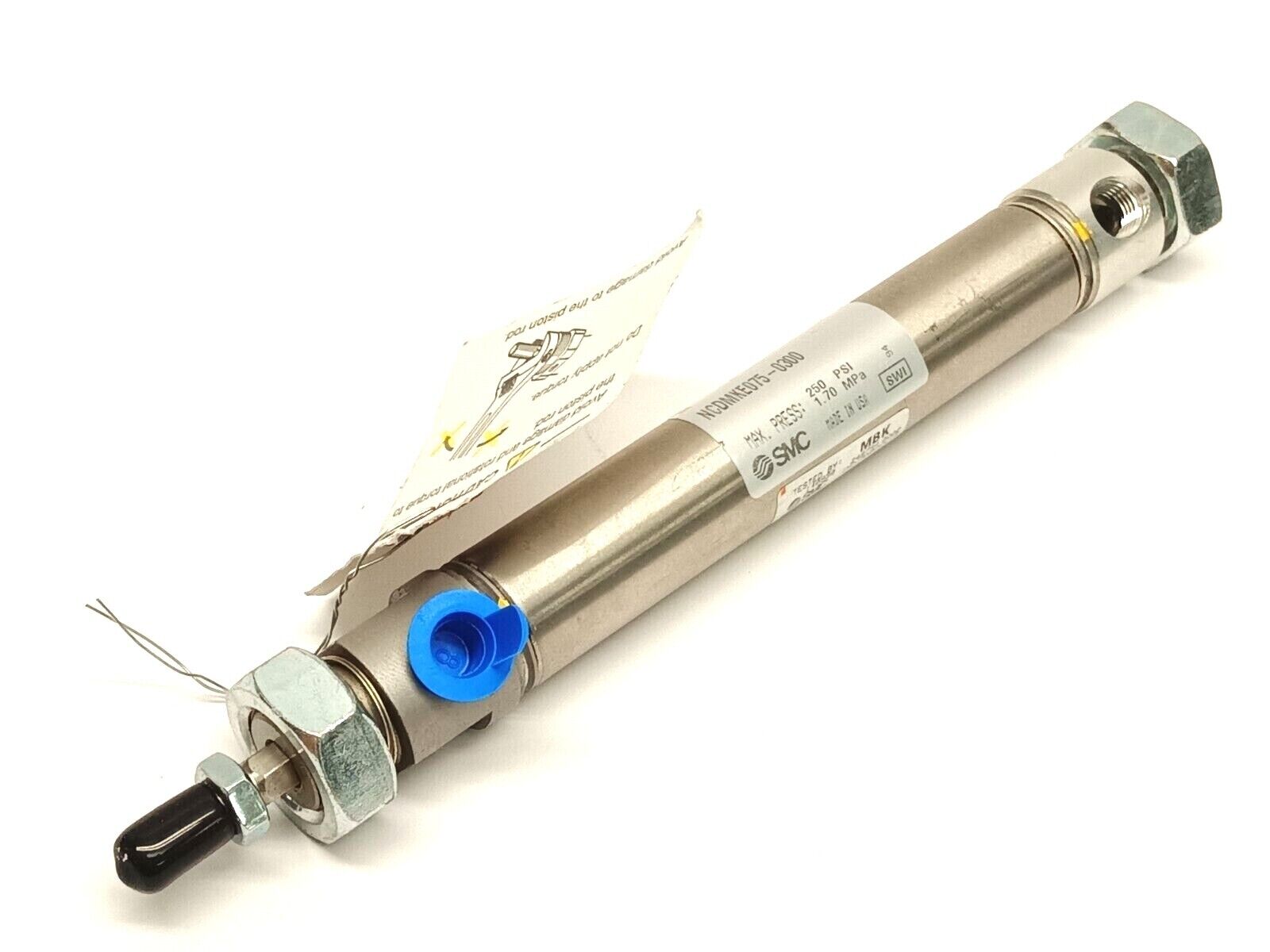 SMC NCDMKE075-0300 Round Body Pneumatic Cylinder 3/4" Bore 3" Stroke - Maverick Industrial Sales