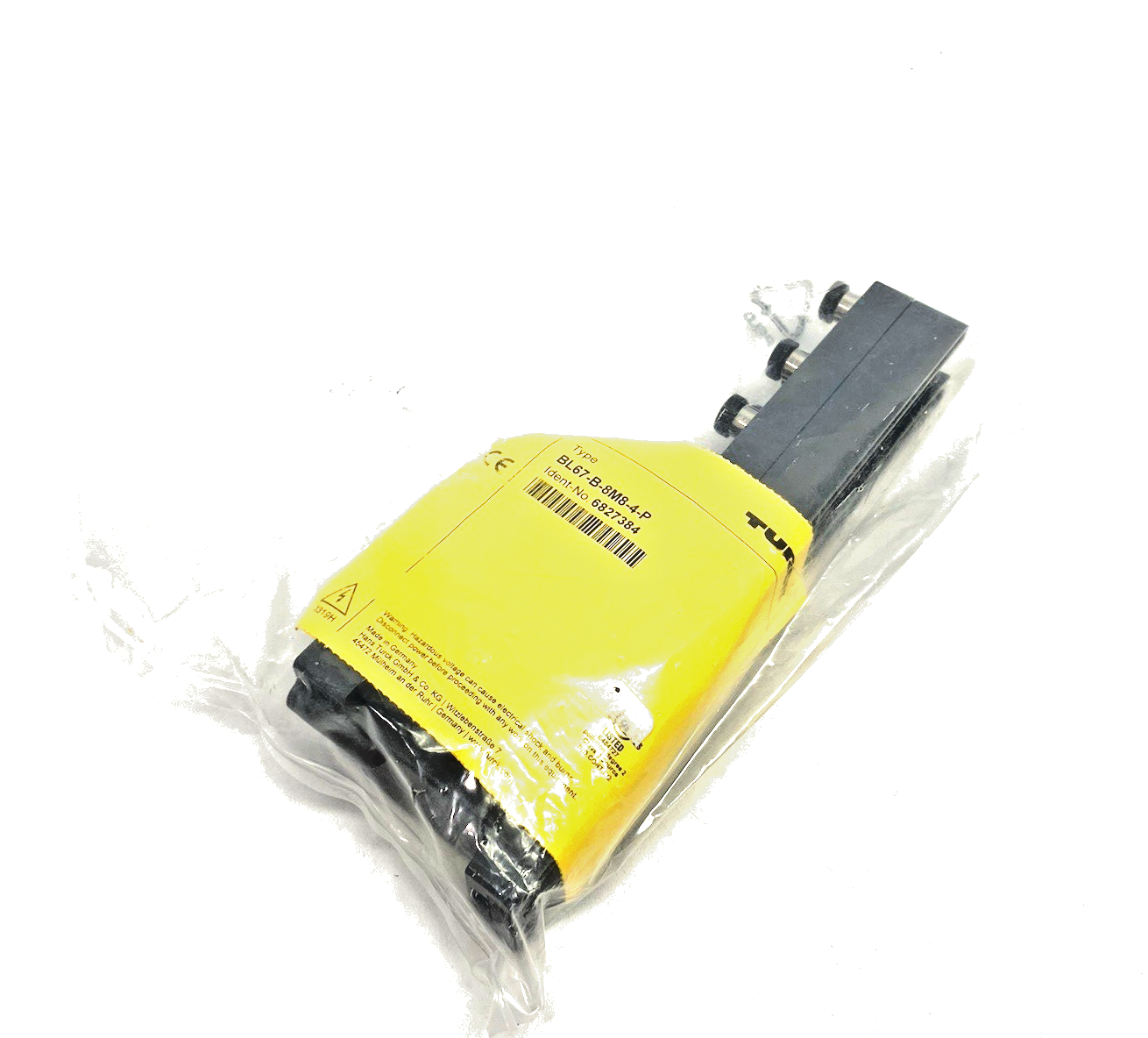Turck BL67-B-8M8-4-P Base Module 8× M8 4-Pin Connection 6827384 - Maverick Industrial Sales