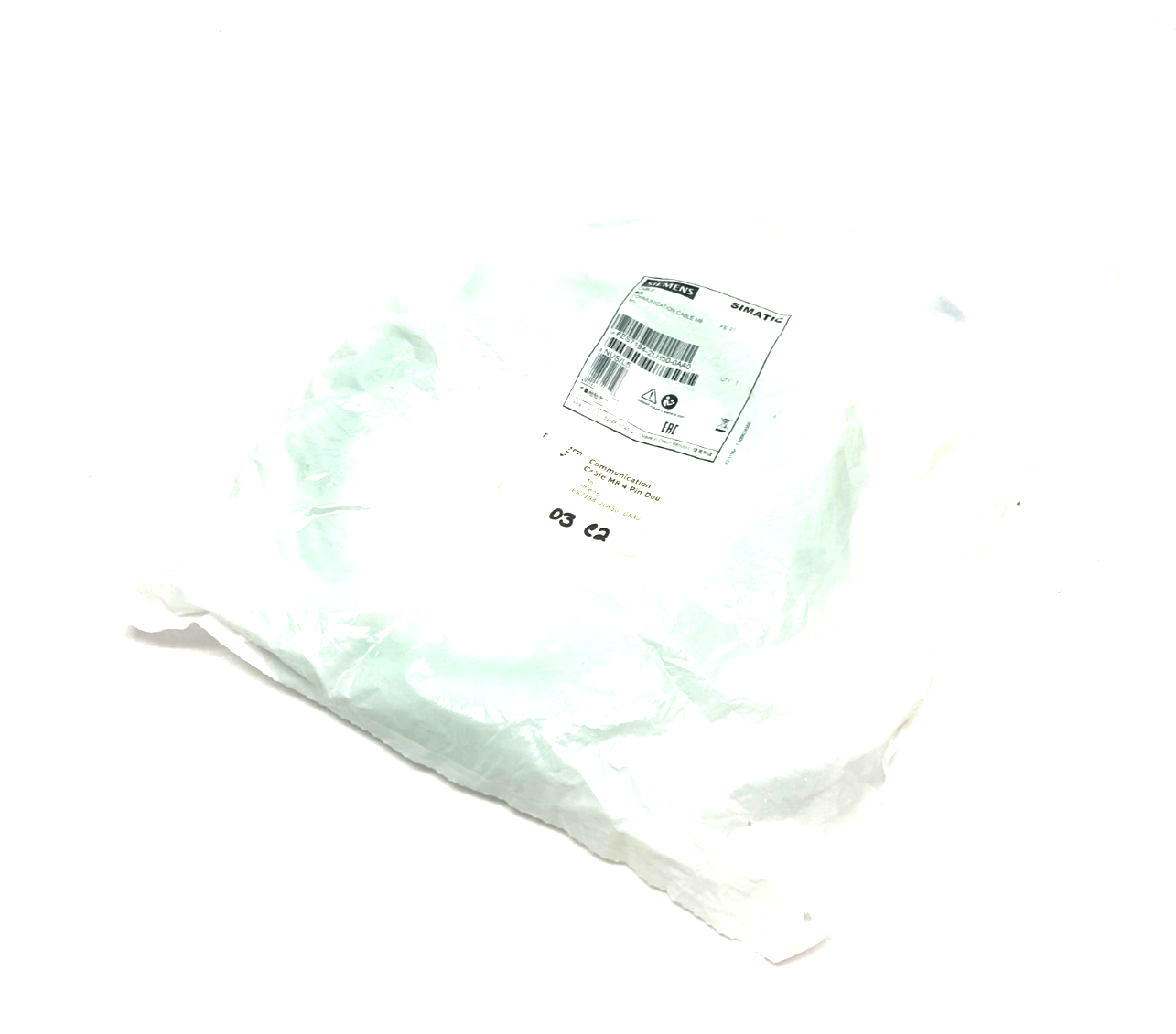 Siemens 6ES7194-2LH50-0AA0 SIMATIC Communication Bus Cable 5m Length M8 Conn. - Maverick Industrial Sales