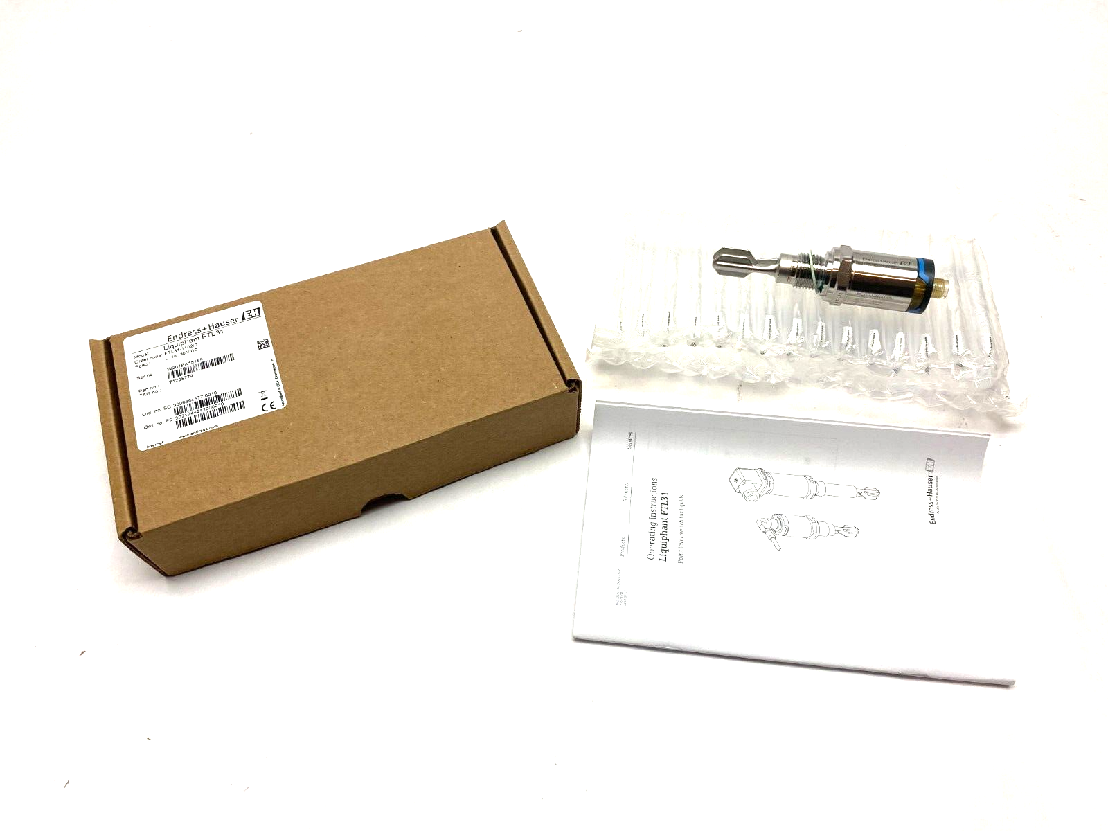 Endress+Hauser FTL31-1102/0 Liquiphant Vibronic Point Level Detection Switch - New – Open box - Maverick Industrial Sales