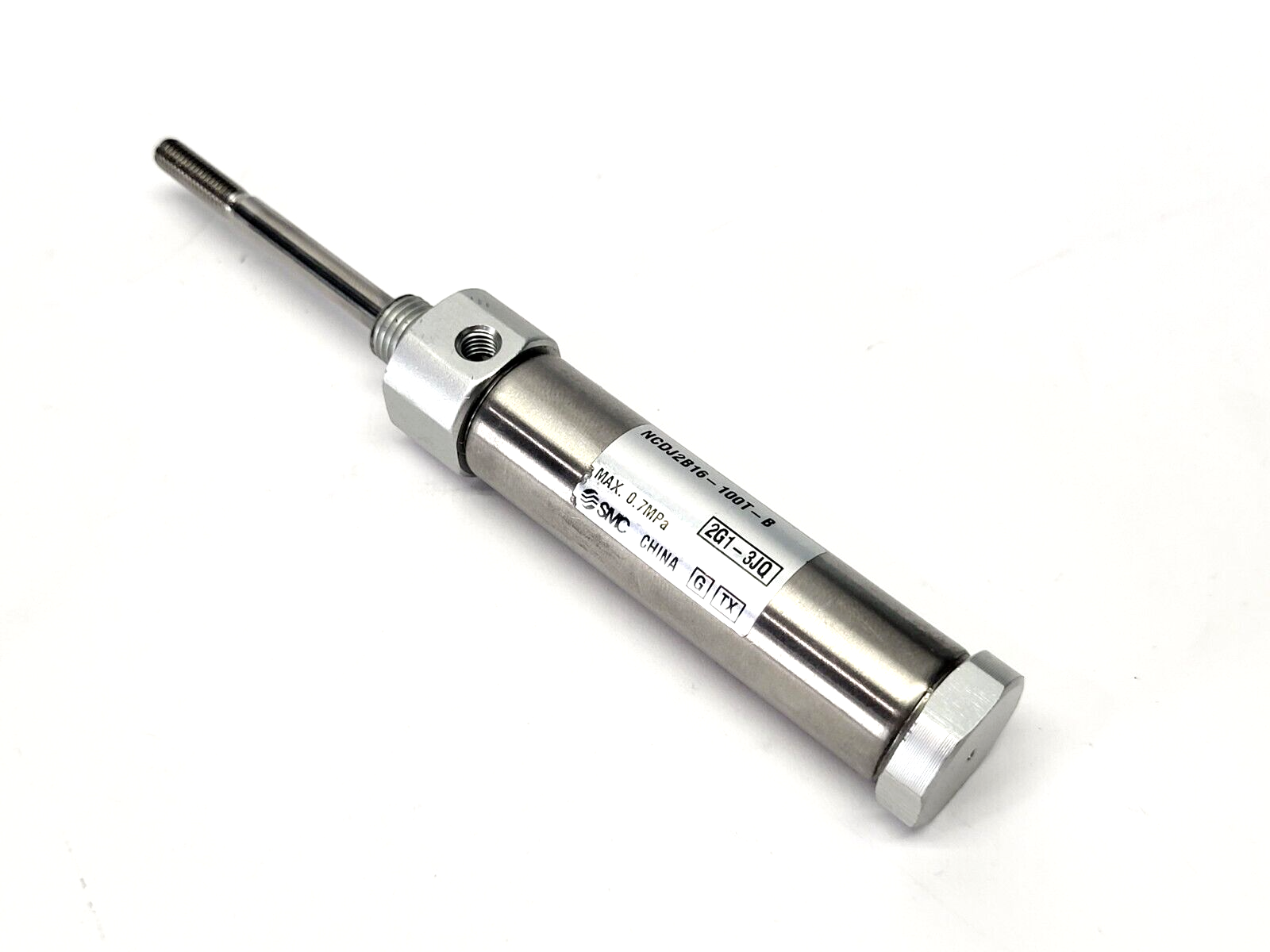 SMC NCDJ2B16-100T-B Pneumatic Cylinder 5/8" Bore 1" Stroke - Maverick Industrial Sales