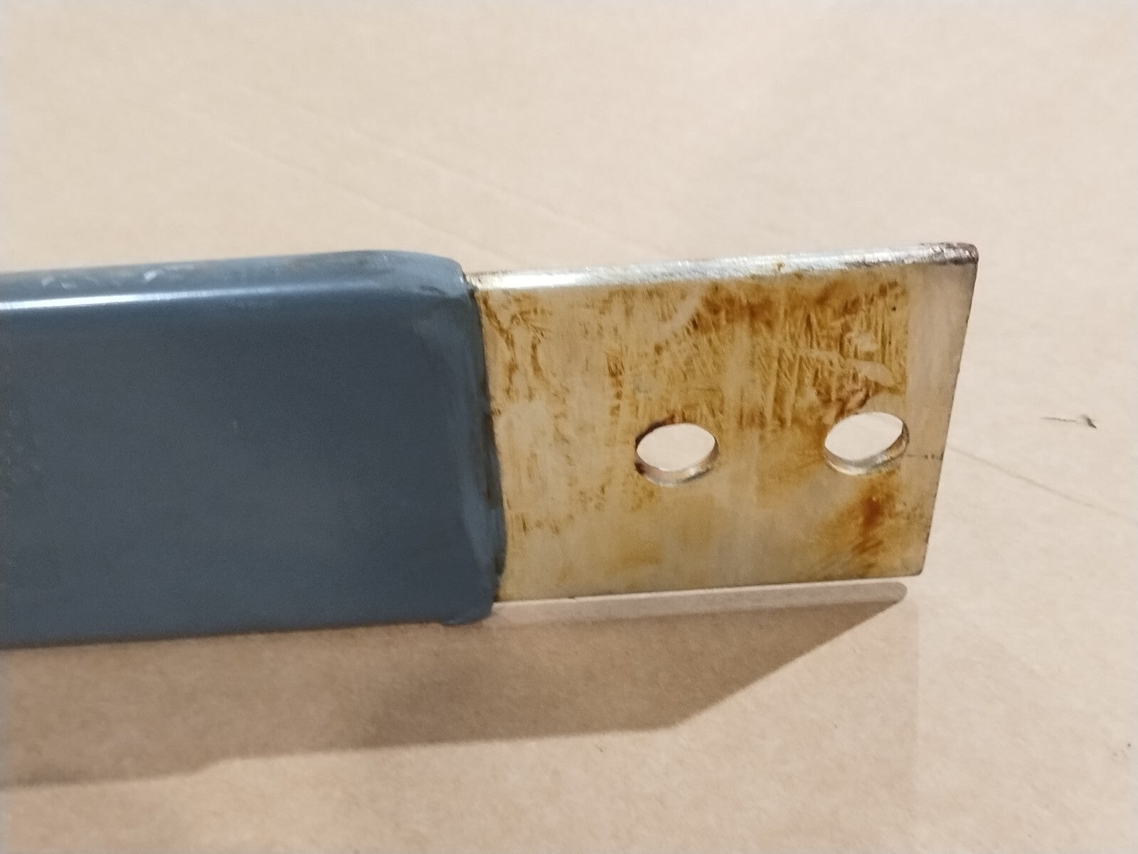 Powell 41418PBDF10591 90 Deg. Vertical Bus Bar 39"L x 51"H, 4" Wide x 1/4" Thick - New – Open box - Maverick Industrial Sales