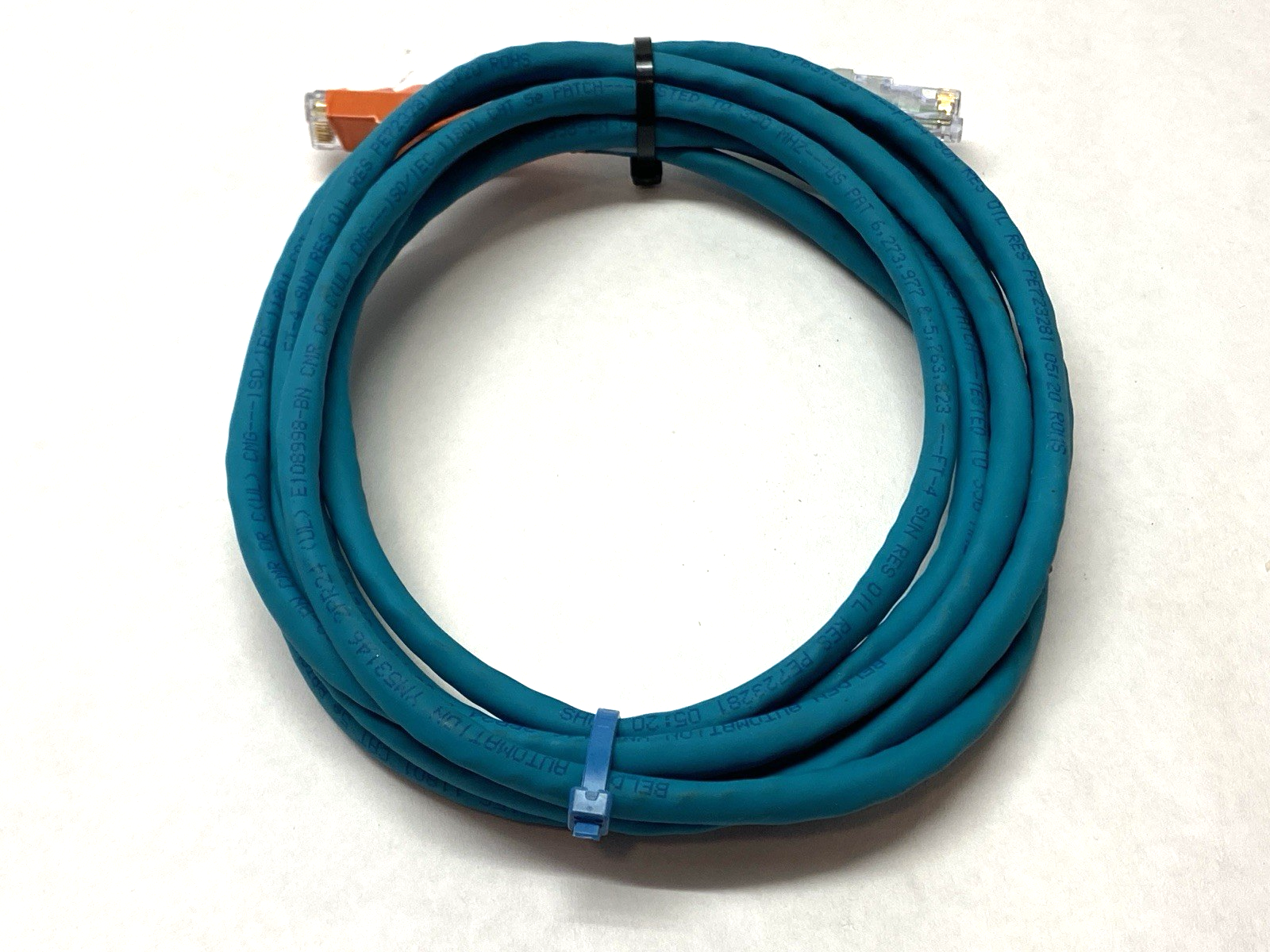 Lumberg 0985 806 500/3M Ethernet Assembly Double-Ended RJ45 Cordset 900004112 - For parts or not working - Maverick Industrial Sales