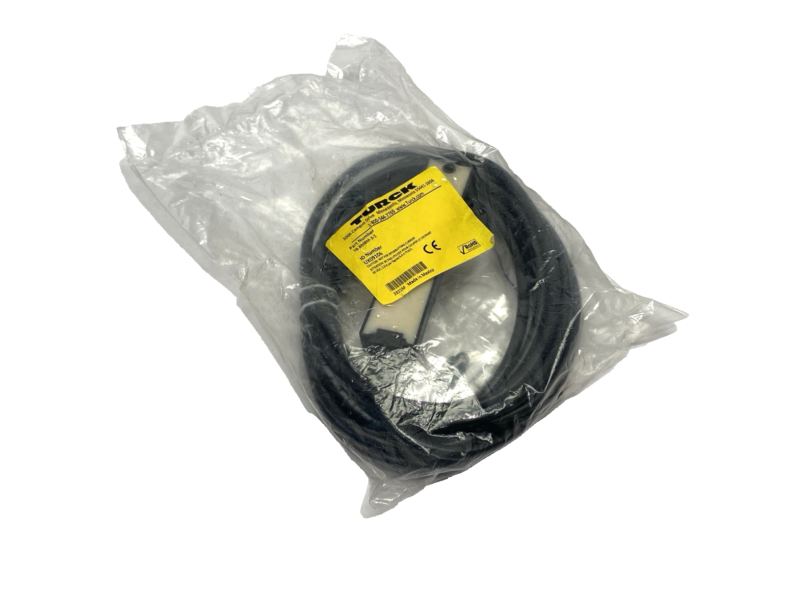 Turck TB-8M8M-3-5 Actuator/Sensor M8 8-Port Junction Box UX09106 - Maverick Industrial Sales