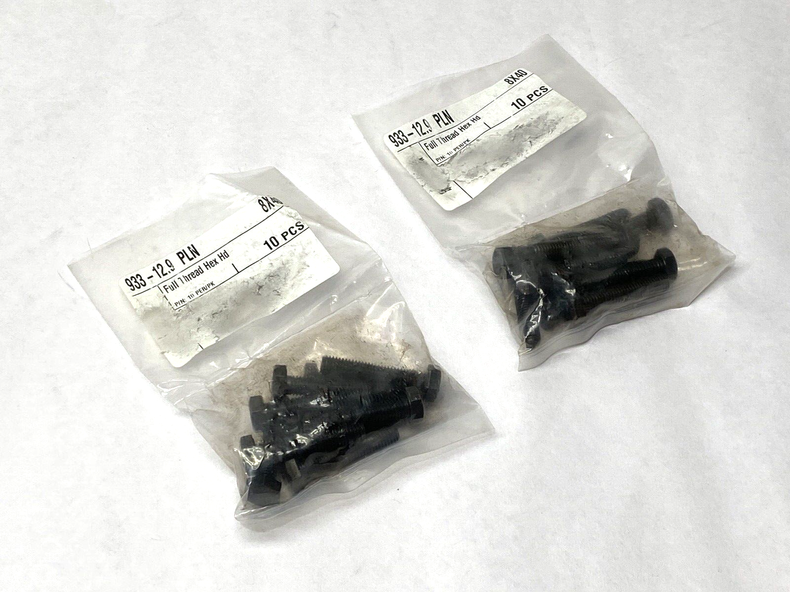 90373A106 Full Thread Hex Head 8X40mm Package of 10 LOT OF 2 - New - Maverick Industrial Sales