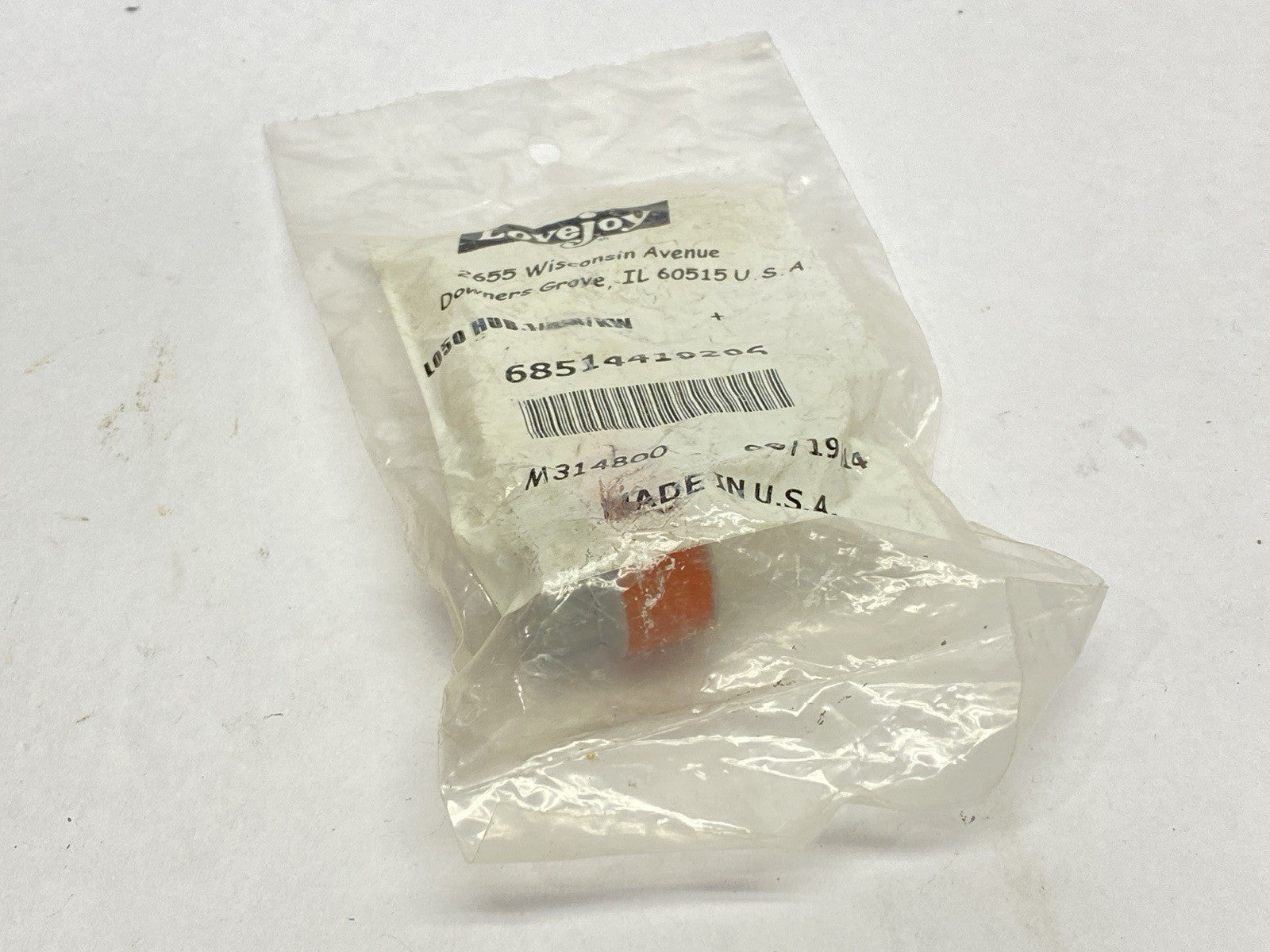 Lovejoy L050 HUB 1/4 N/KW Jaw Coupling Hub 68514410206 - New - Maverick Industrial Sales