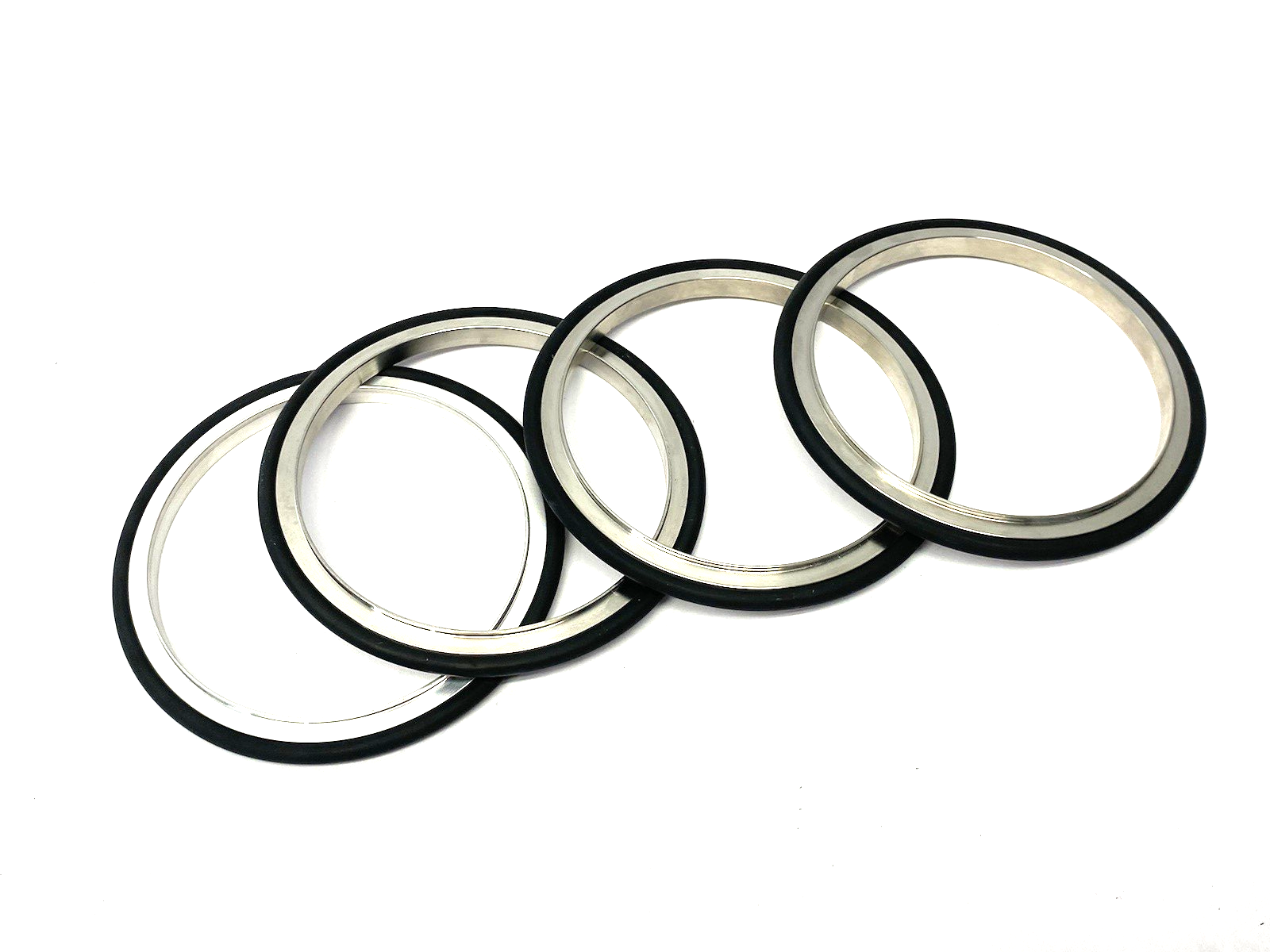 NW100 Adaptive Centering Ring Stainless Steel LOT OF 4 - Maverick Industrial Sales