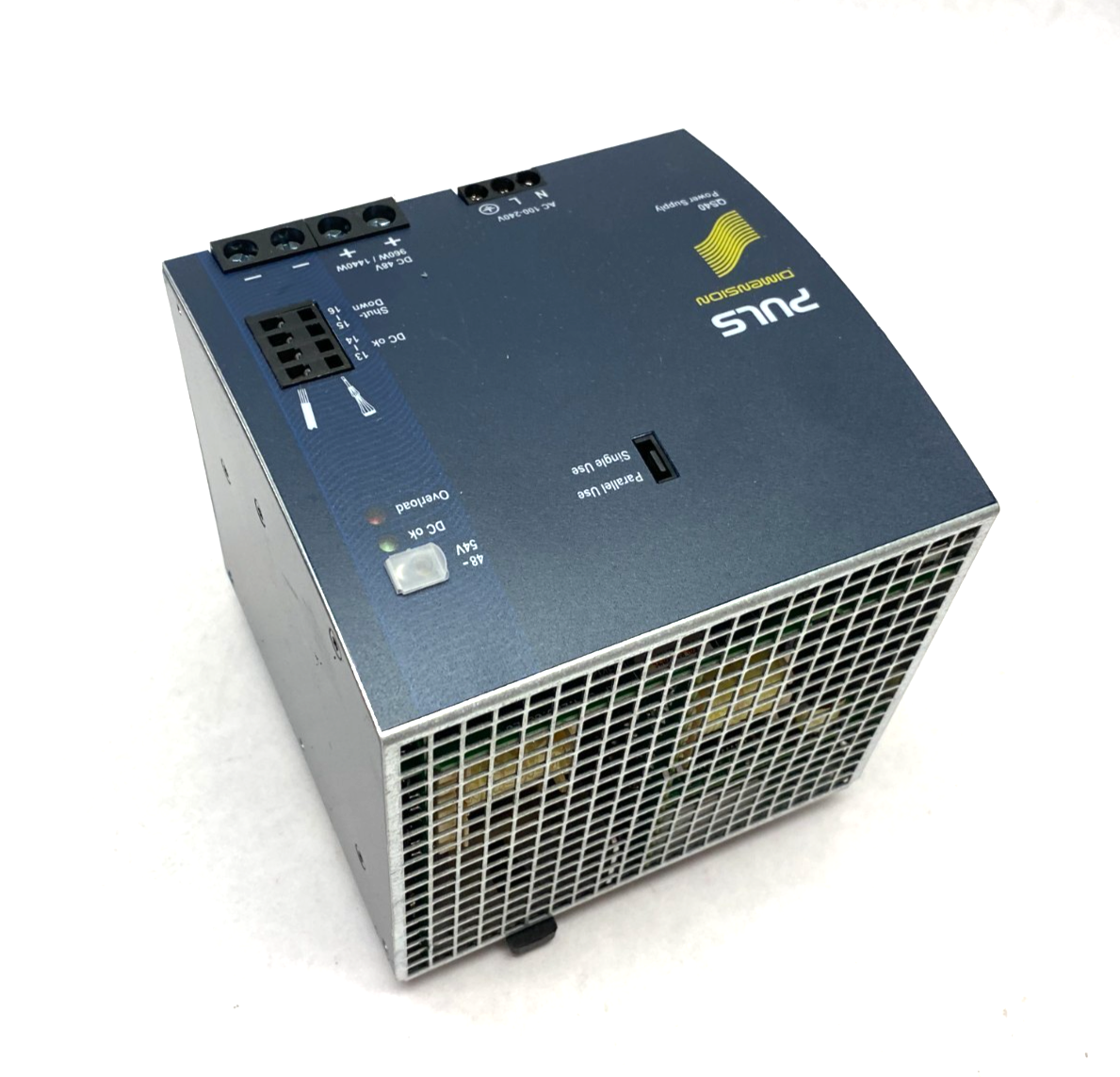 QS40.481 | Puls Single Phase Power Supply, DIN Rail, 960W, 48V, 20A - New – Open box - Maverick Industrial Sales