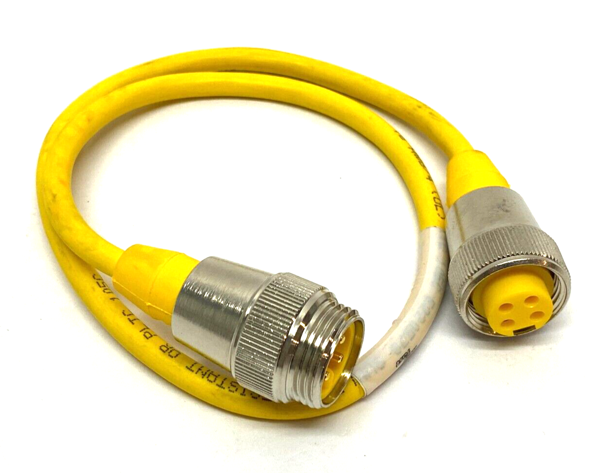Turck RSM RKM 40-0.6M Minifast Double Ended Cordset 4-Pin Male to Fem U2377-10 - Used - Maverick Industrial Sales