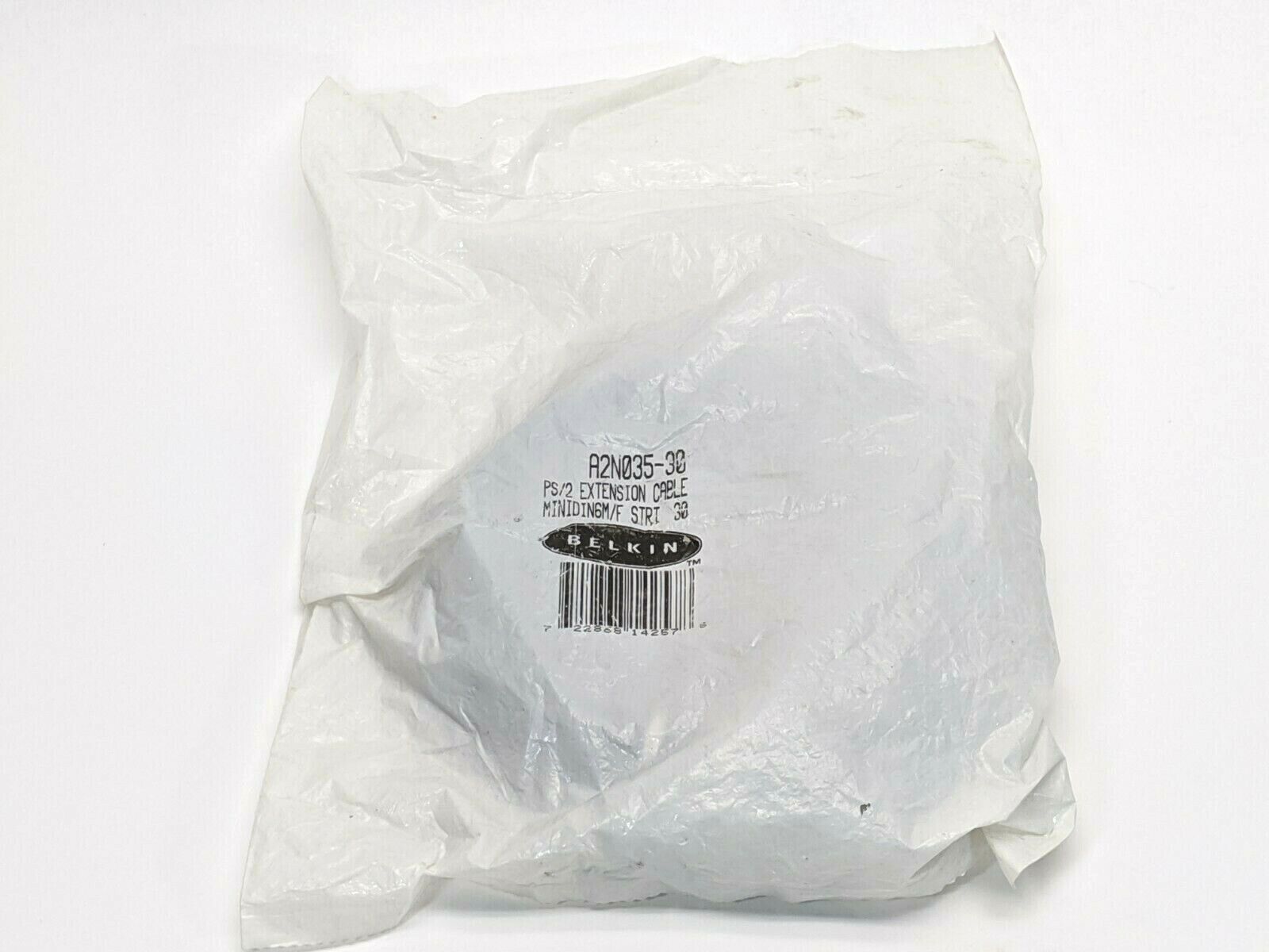 Belkin A2N035-30 PS/2 Extension Cable MINIDIN6M/F STRT 30 - New - Maverick Industrial Sales