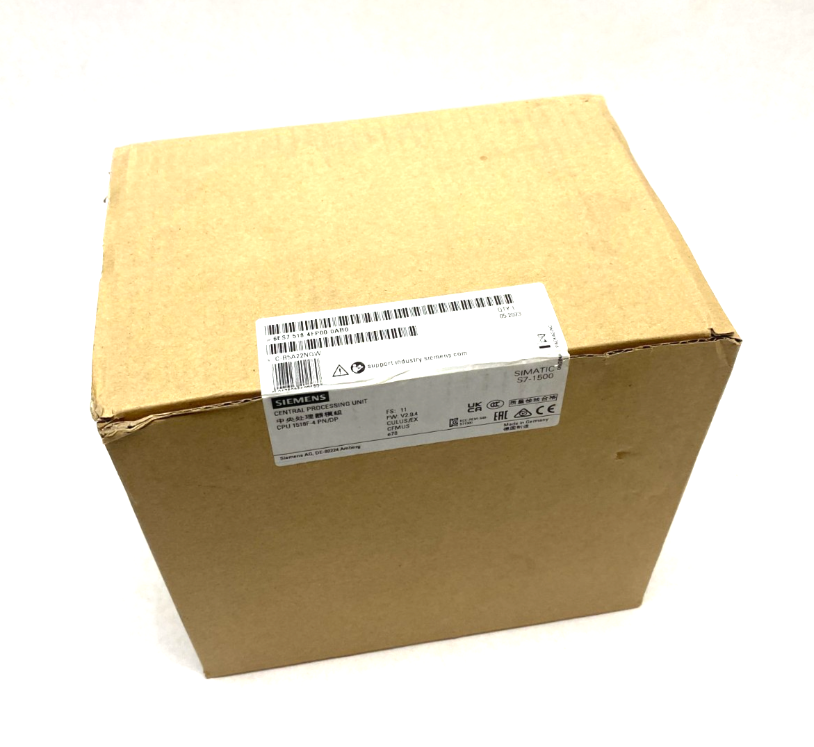Siemens 6ES7518-4FP00-0AB0 SIMATIC S7-1500 CPU Unit 1518F-4 PN/DP - Maverick Industrial Sales