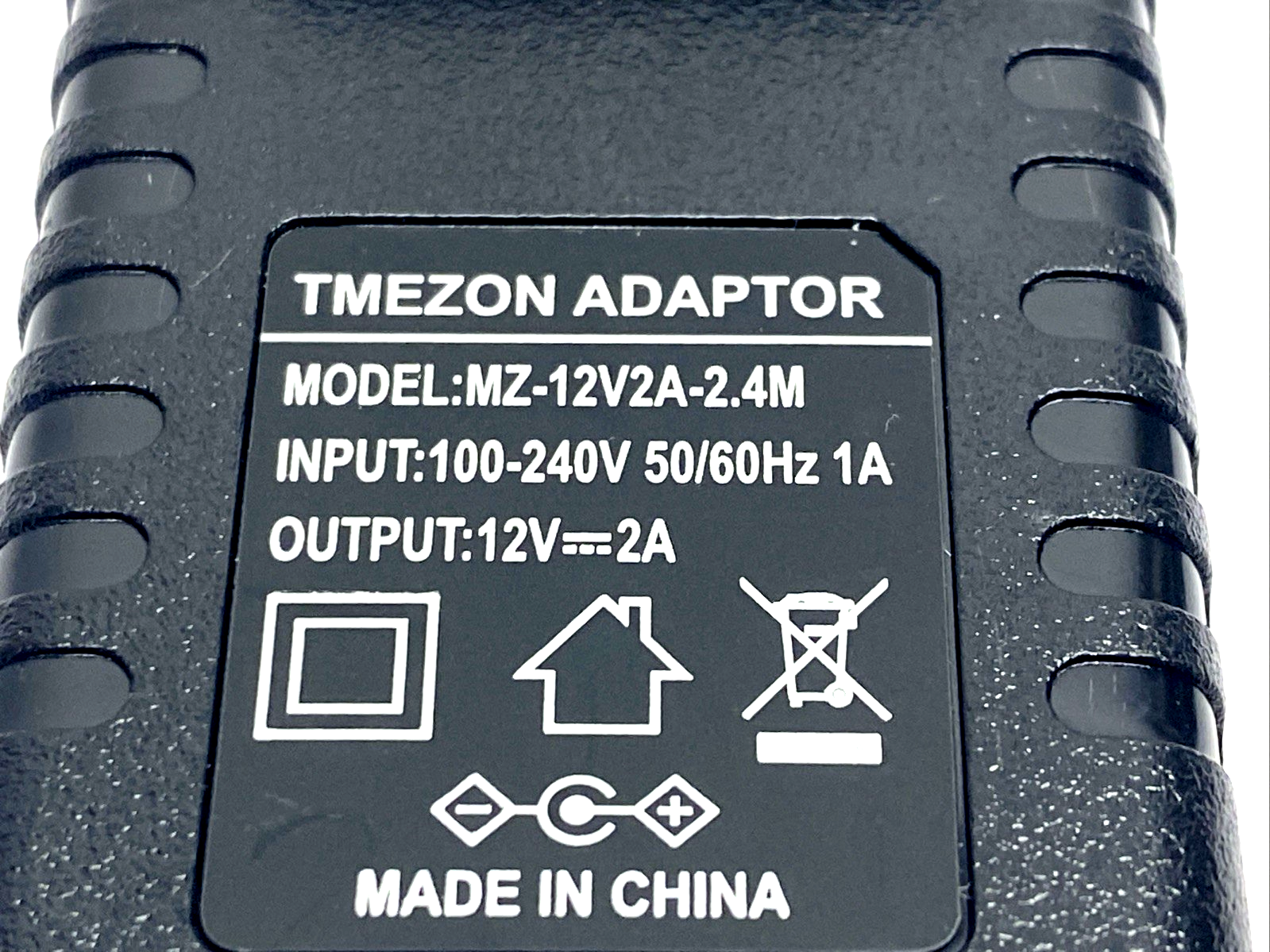 TMEZON MZ-12V2A-2.4M Power Adapter 100-240VAC 1A 12VDC 2A 8FT Cord LOT OF 5 - New – Open box - Maverick Industrial Sales