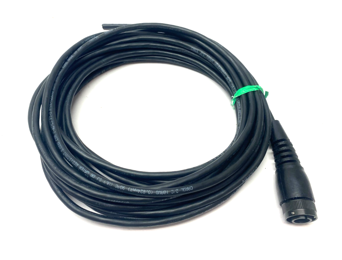 Carolprene 01310 Single Ended 2-Cond 2-Pin Connector Cordset 18AWG - Maverick Industrial Sales