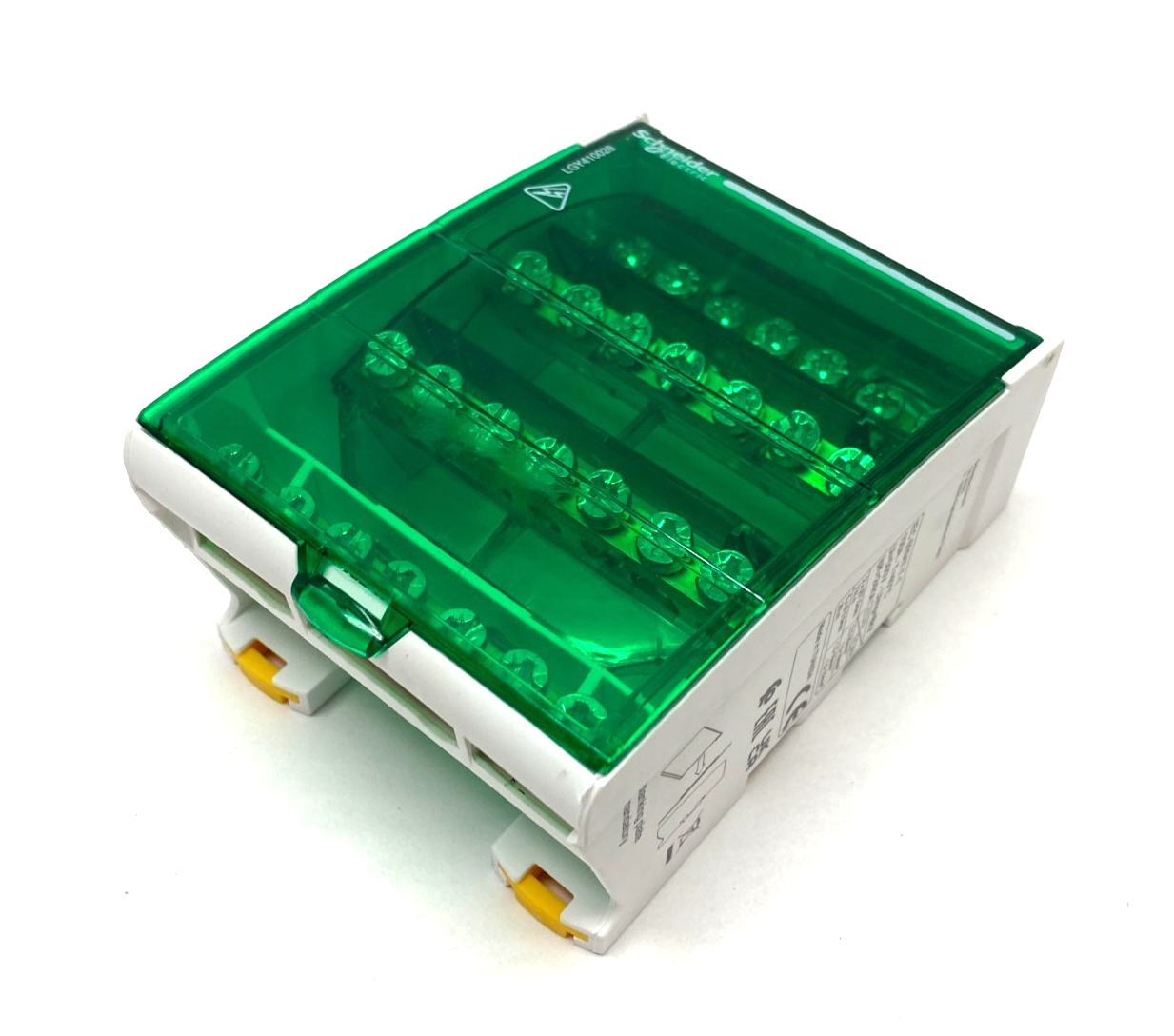 LGY410028 | Schneider Electric Linergy DS Screw Distribution Block, 4-Pole 100A - New – Open box - Maverick Industrial Sales