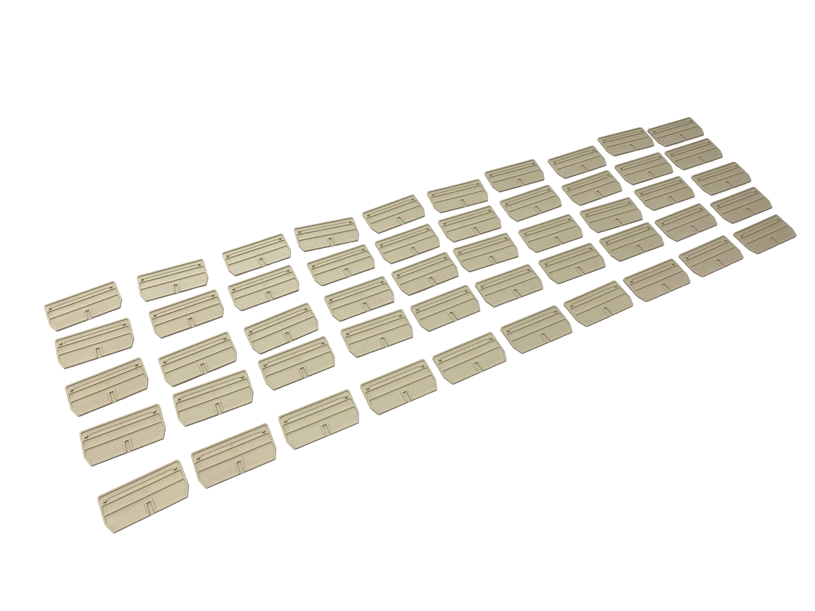 Weidmuller ZAP/TW 1 Terminal End Cover 1608740000 LOT OF 50 - New – Open box - Maverick Industrial Sales