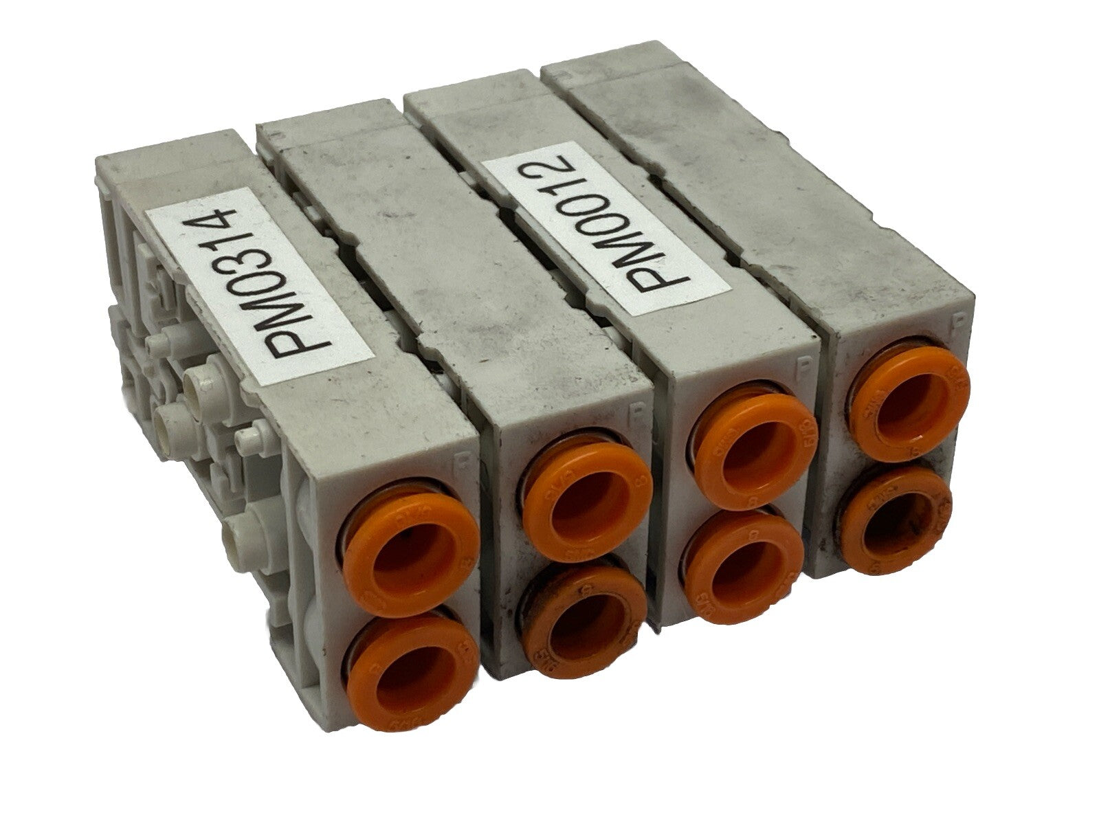 SMC SX3000-51-15A SUP/EXH Cassette Manifold Block Type 45 LOT OF 4 - Maverick Industrial Sales