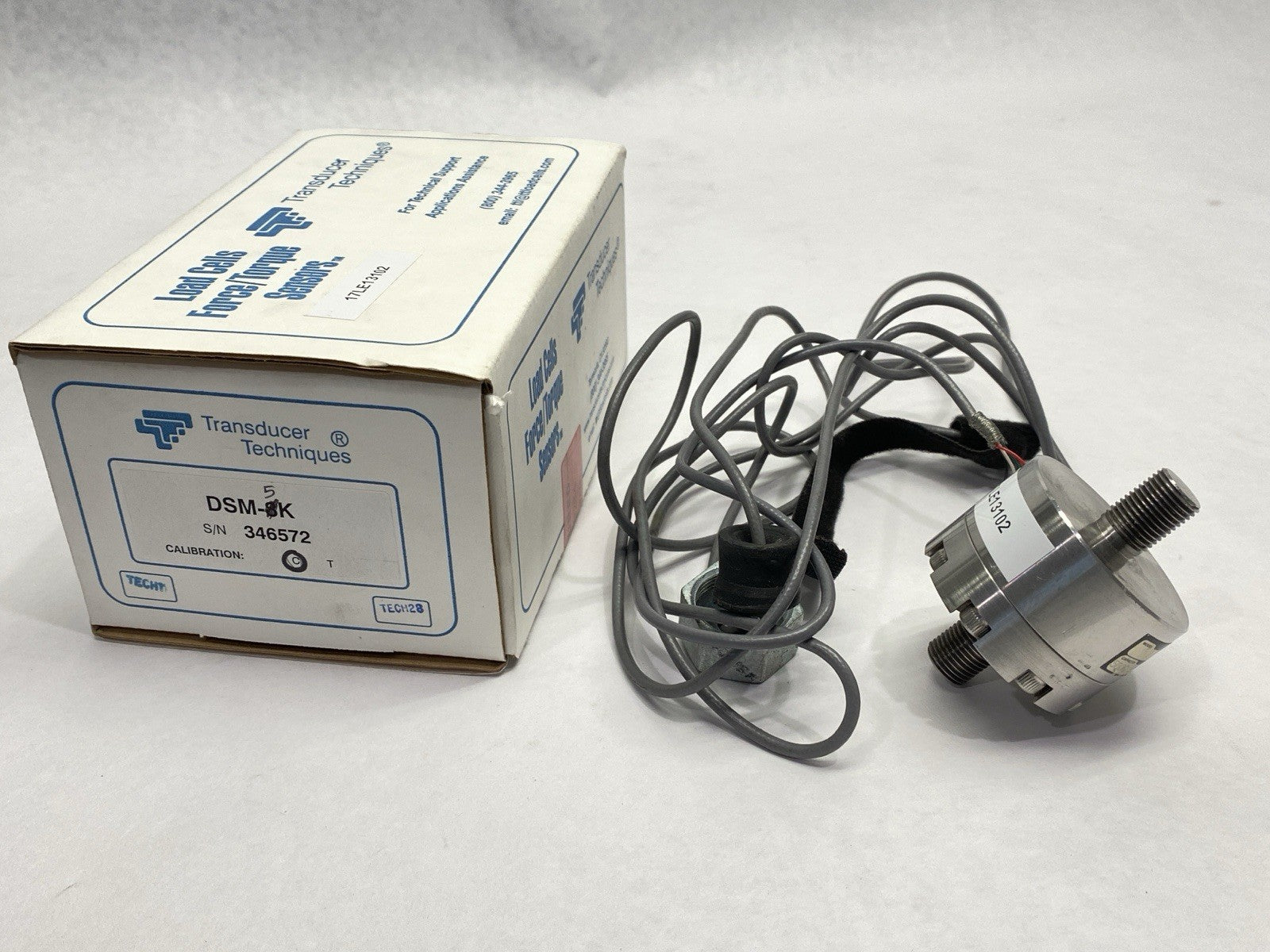 DSM-5K | Transducer Techniques Compression Load Cell 0-5000lbs - Used - Maverick Industrial Sales