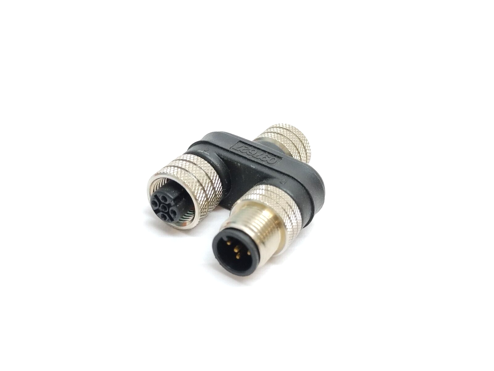 Euchner AC-YD-SBB-097627 M12 Y-Distributor, 5-Pin M12 To 8-Pin Female, 097627 - Maverick Industrial Sales