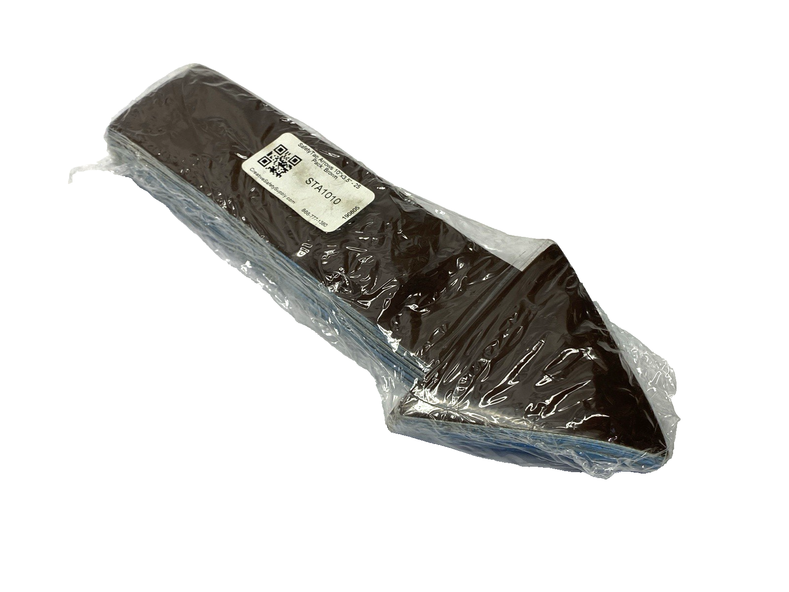 STA1010 | SafetyTac Brown Arrow Floor Marking Sticker 10" x 3.5" PACKAGE OF 25 - New - Maverick Industrial Sales