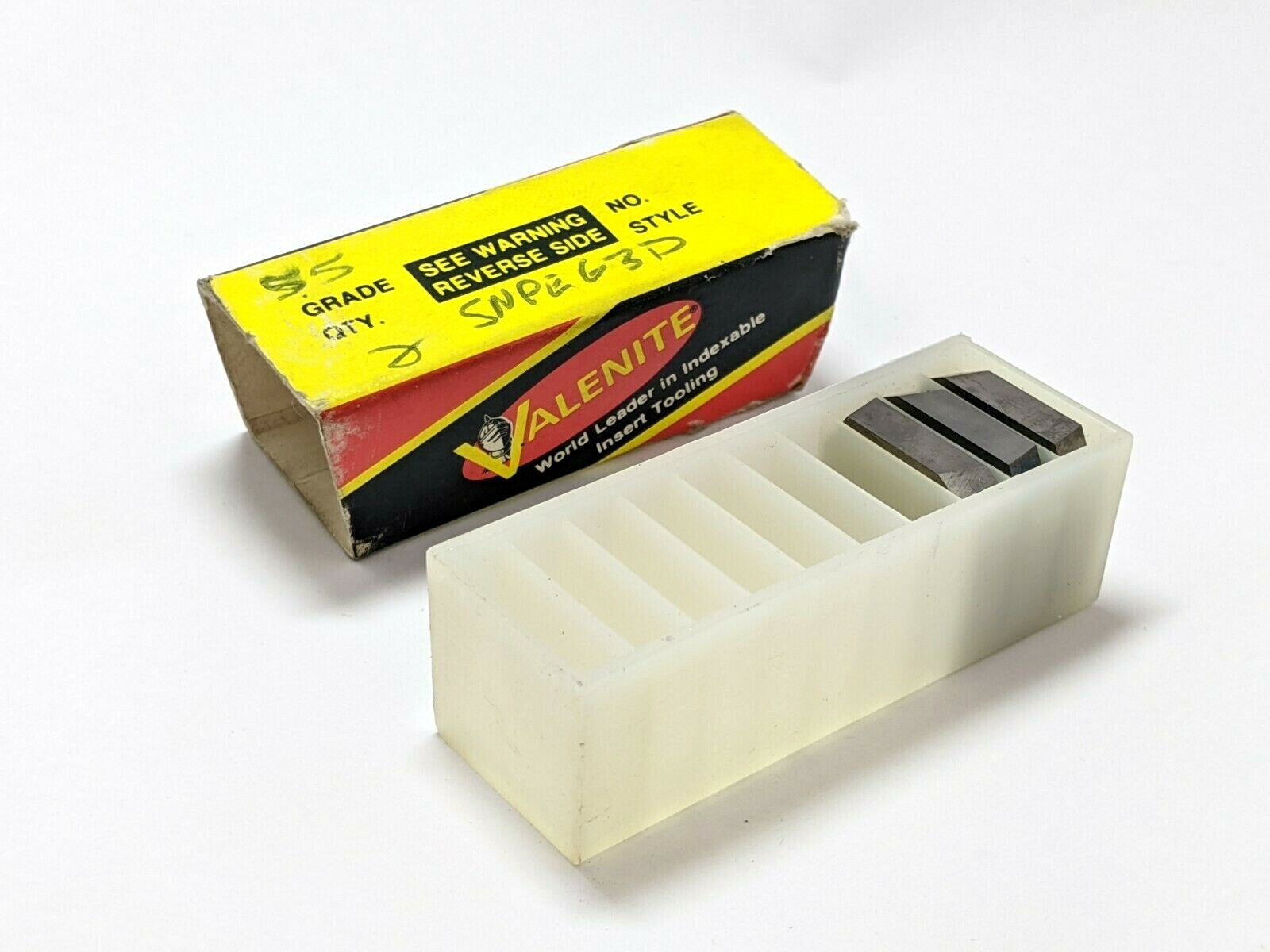 SNPE63D | Valenite Carbide Insert PACKAGE OF 3 - New – Open box - Maverick Industrial Sales