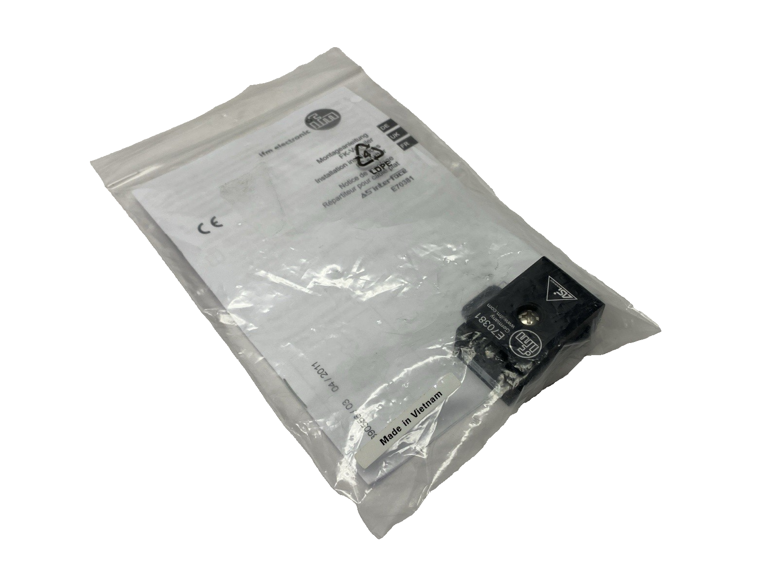 E70381 | ifm AS-Interface Flat Cable Splitter - New - Maverick Industrial Sales