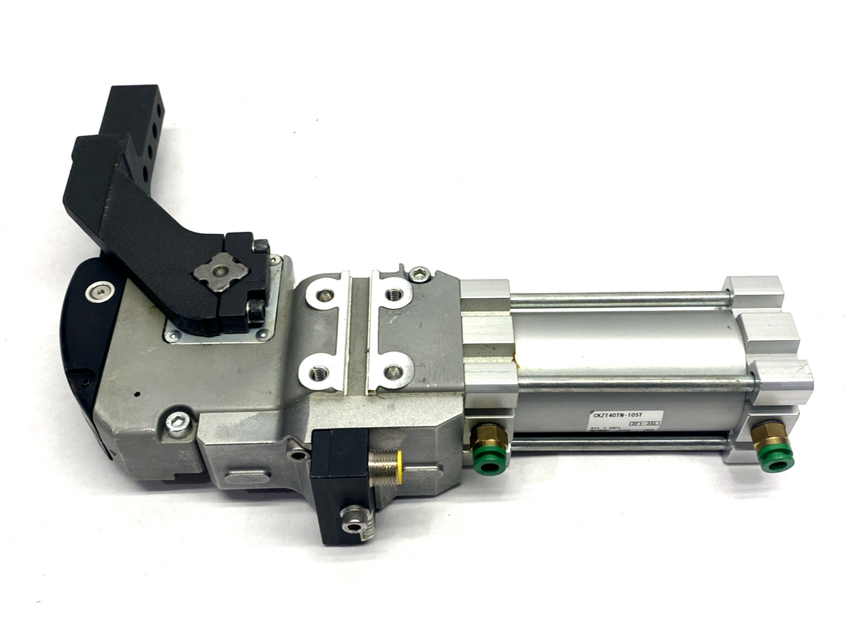 CKZT40TN-105T | SMC Pneumatic Clamping Cylinder 40mm Bore, 105 Deg. - New – Open box - Maverick Industrial Sales