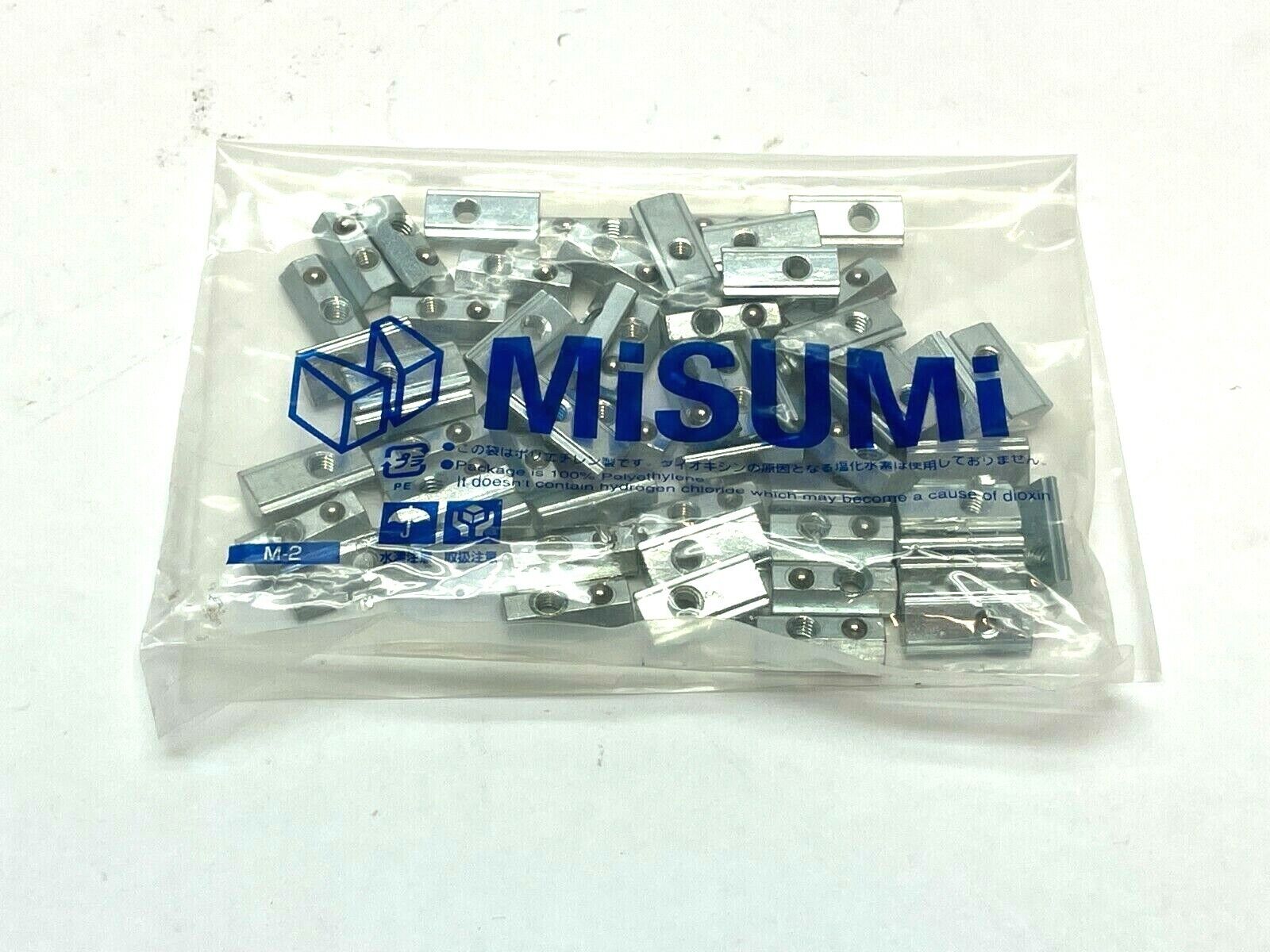MiSUMi HNTP5-4 Post-Assembly Insertion Spring Nuts LOT OF 50 - New – Open box - Maverick Industrial Sales