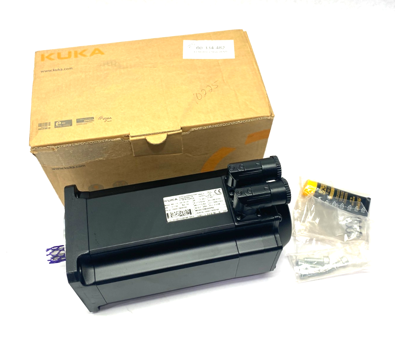Kuka 00-334-482 EP Servo Motor 2,5kW L0 ME, ME_110_120_30_L0 - New – Open box - Maverick Industrial Sales