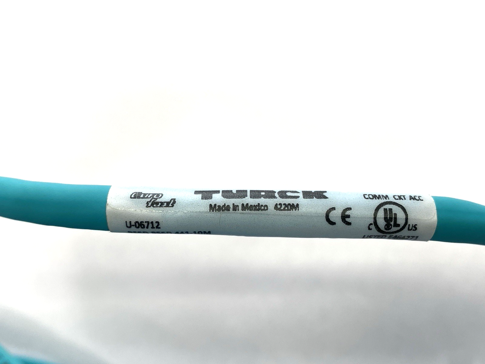 Turck RSSD RSSD 441-10M Double-Ended Cordset M12 Male Connector 4-Pin U-06712 - New – Open box - Maverick Industrial Sales