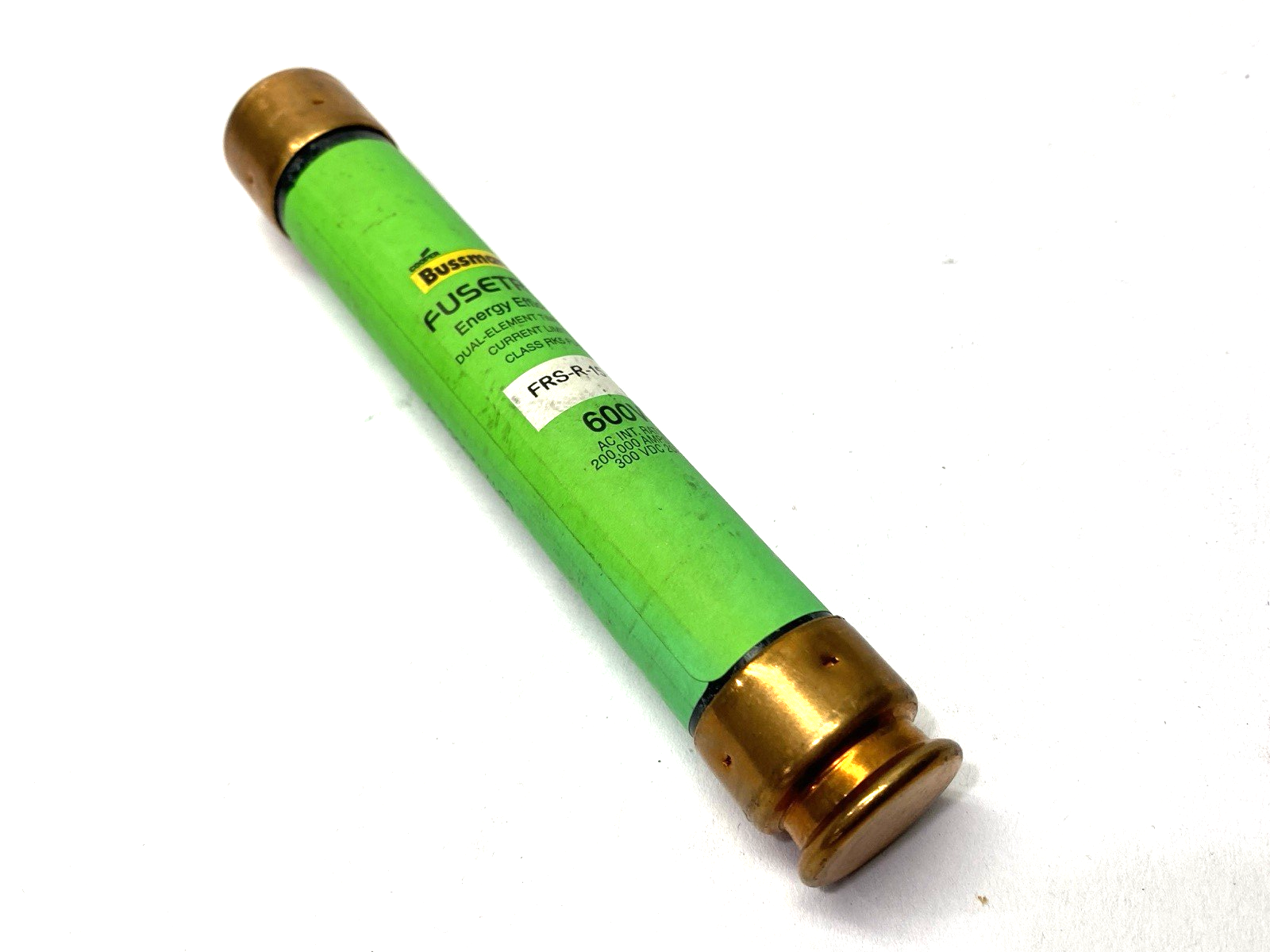 Cooper Bussmann Fusetron FRS-R-15 Time-Delay Fuse Class RK5 600V 15A SHELFWARE - Maverick Industrial Sales