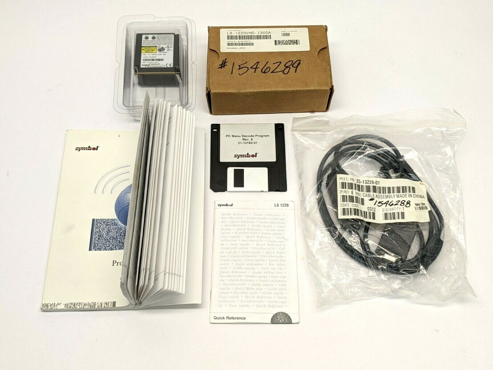 Symbol LS-1220VHD-I300A Fixed Barcode Scanner - New – Open box - Maverick Industrial Sales