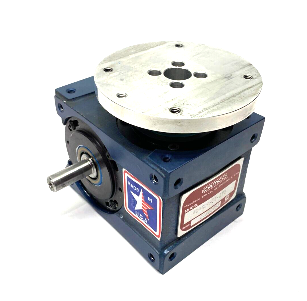 Camco 40RGD4H12-270 Roller Gear Index Drive, Dual Flange Output - Used - Maverick Industrial Sales