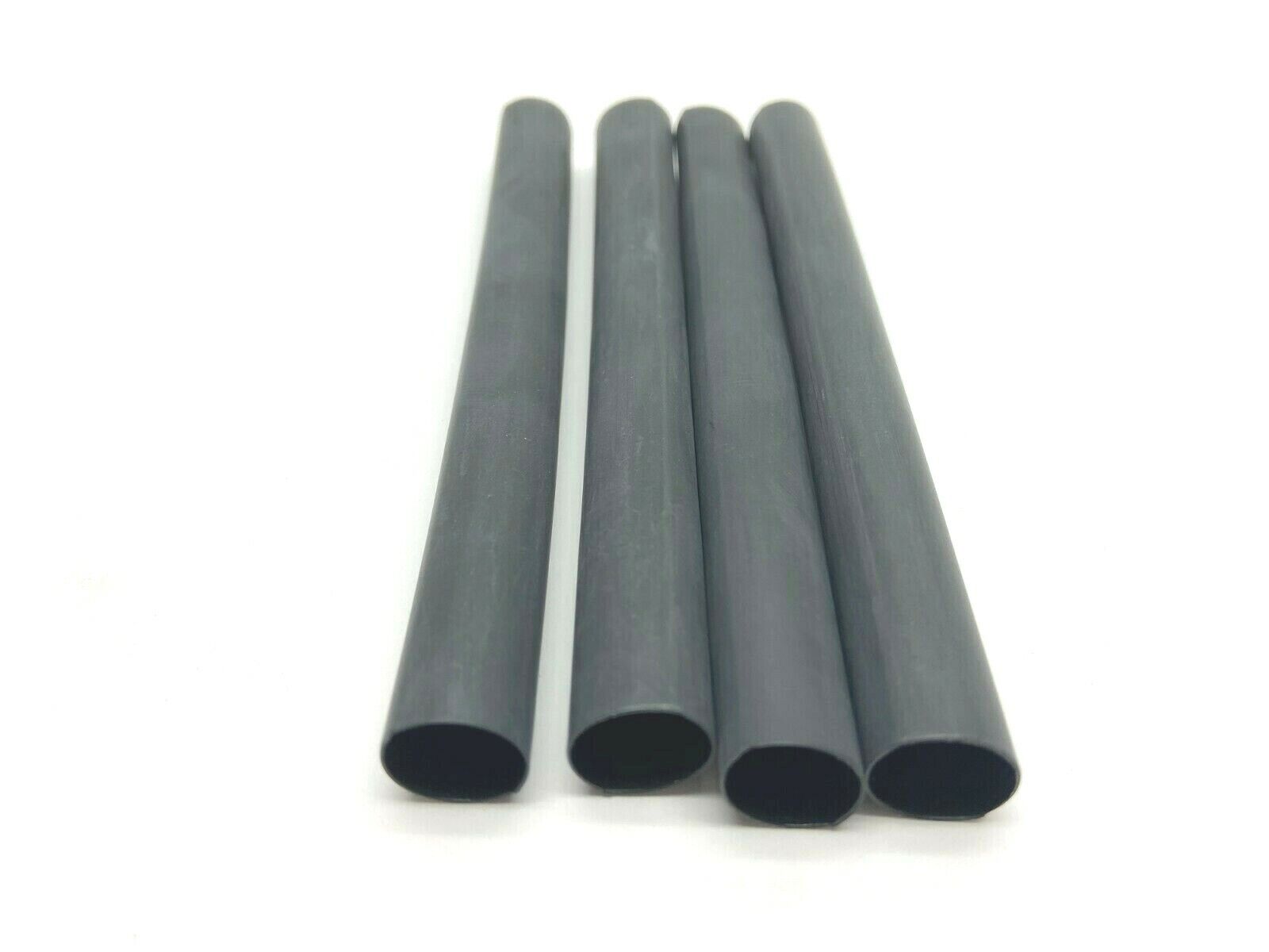 Electro Insulation 554-98-001 Black 1/2" Dia Heat Shrink Tubing 5" Long LOT OF 4 - Maverick Industrial Sales