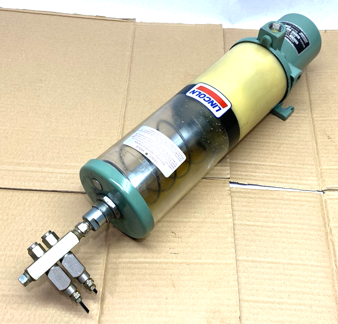 83668 | Lincoln Series E CENTRO-MATIC Grease Lubricant Ram Pump, 20-1 Ratio- Used - Maverick Industrial Sales