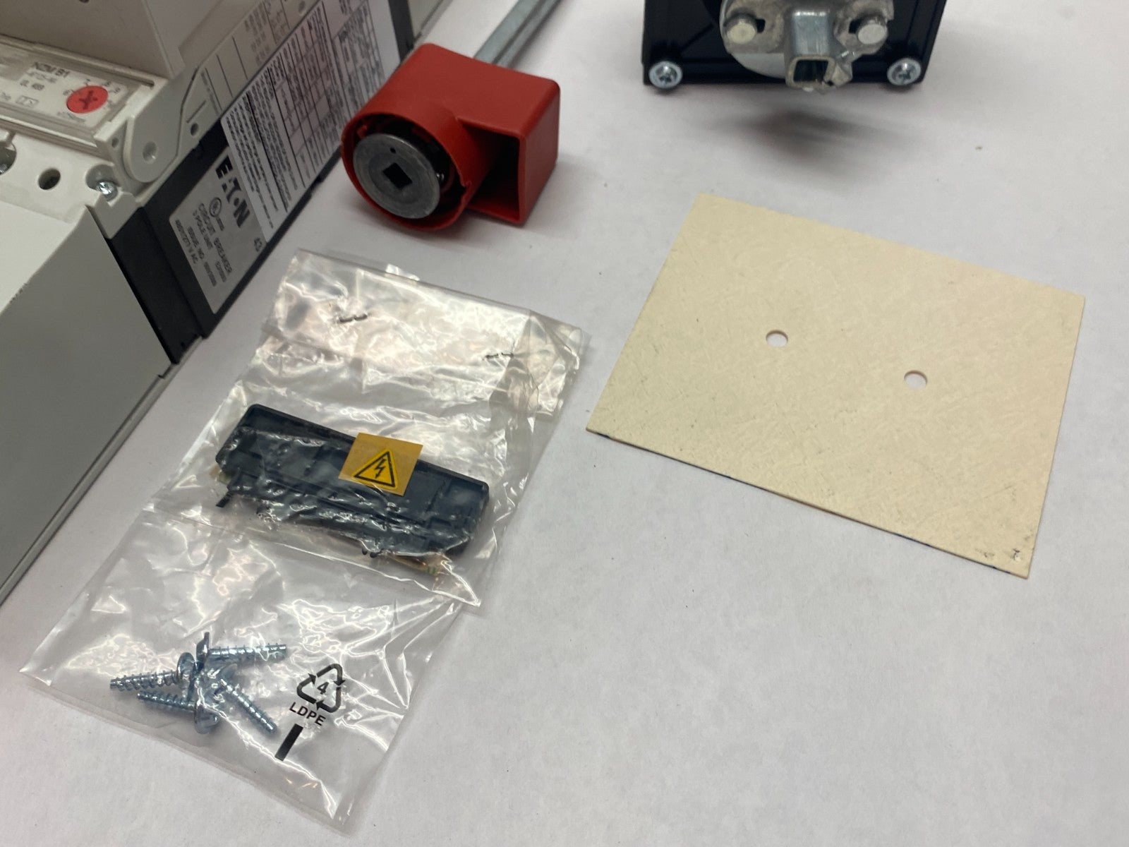 Eaton NZM2-XHB-DAR-NA Molded Case Circuit Breaker Switch Assembly Kit, Red Hand. - New – Open box - Maverick Industrial Sales