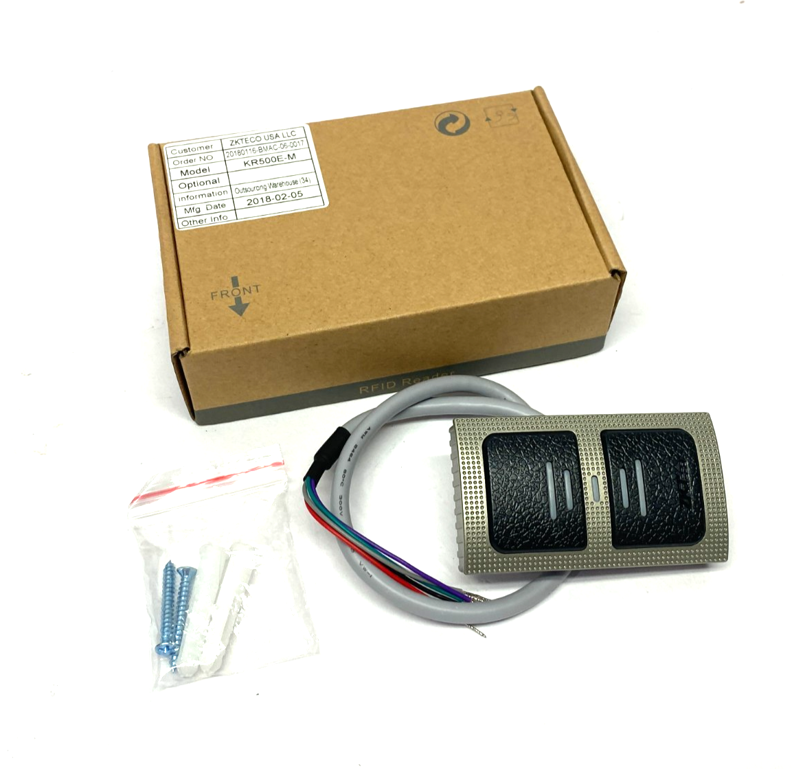 ZKTeco KR500E-M Mifare Proximity Card Reader - New – Open box - Maverick Industrial Sales