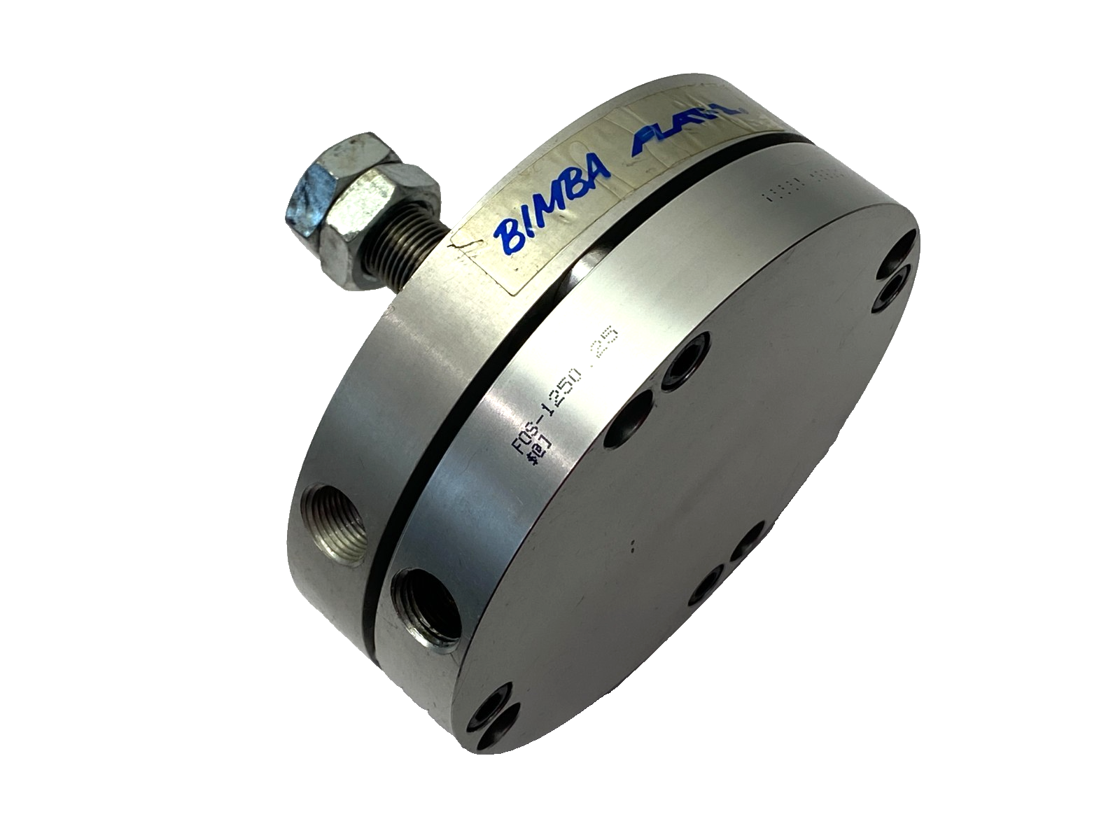 Bimba F0S-1250.25 Pneumatic Cylinder, Flat-1 Double Acting, 1/2" Stroke, 4" Bore - Maverick Industrial Sales