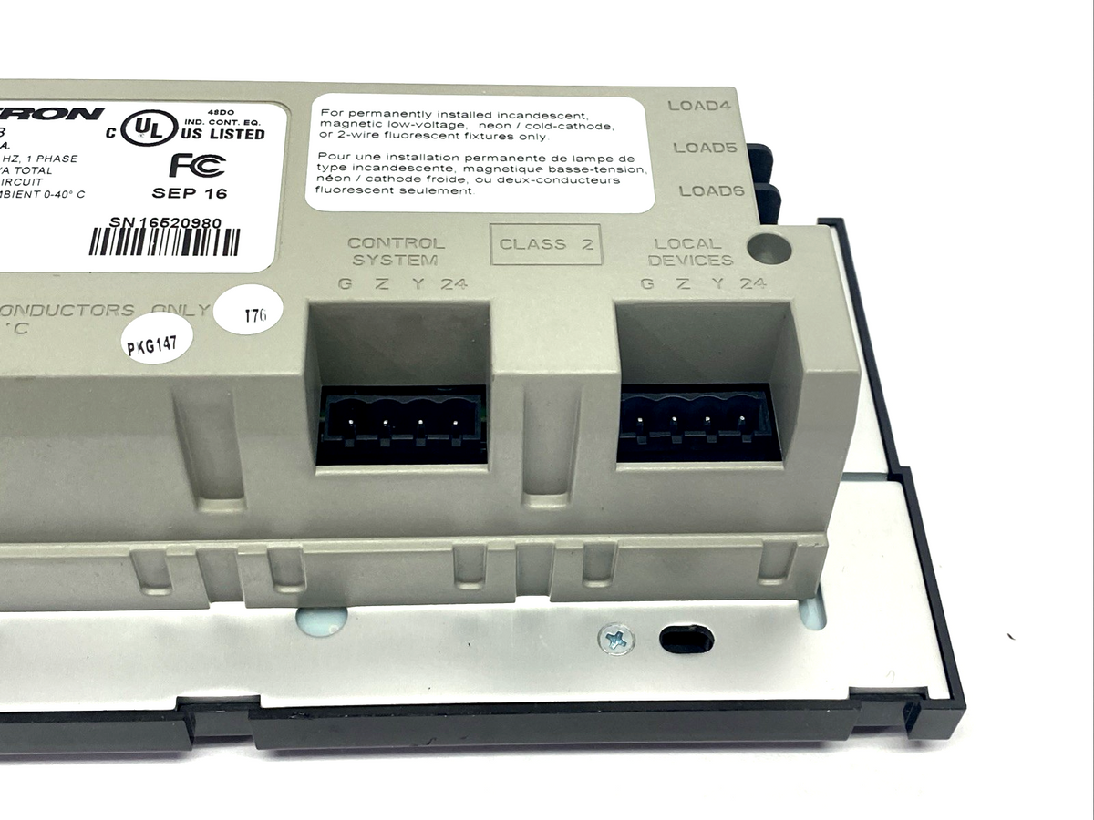 CLS-C6B | Crestron iLux Integrated Lighting System Control MISSING FRONT COVER - Used - Maverick Industrial Sales