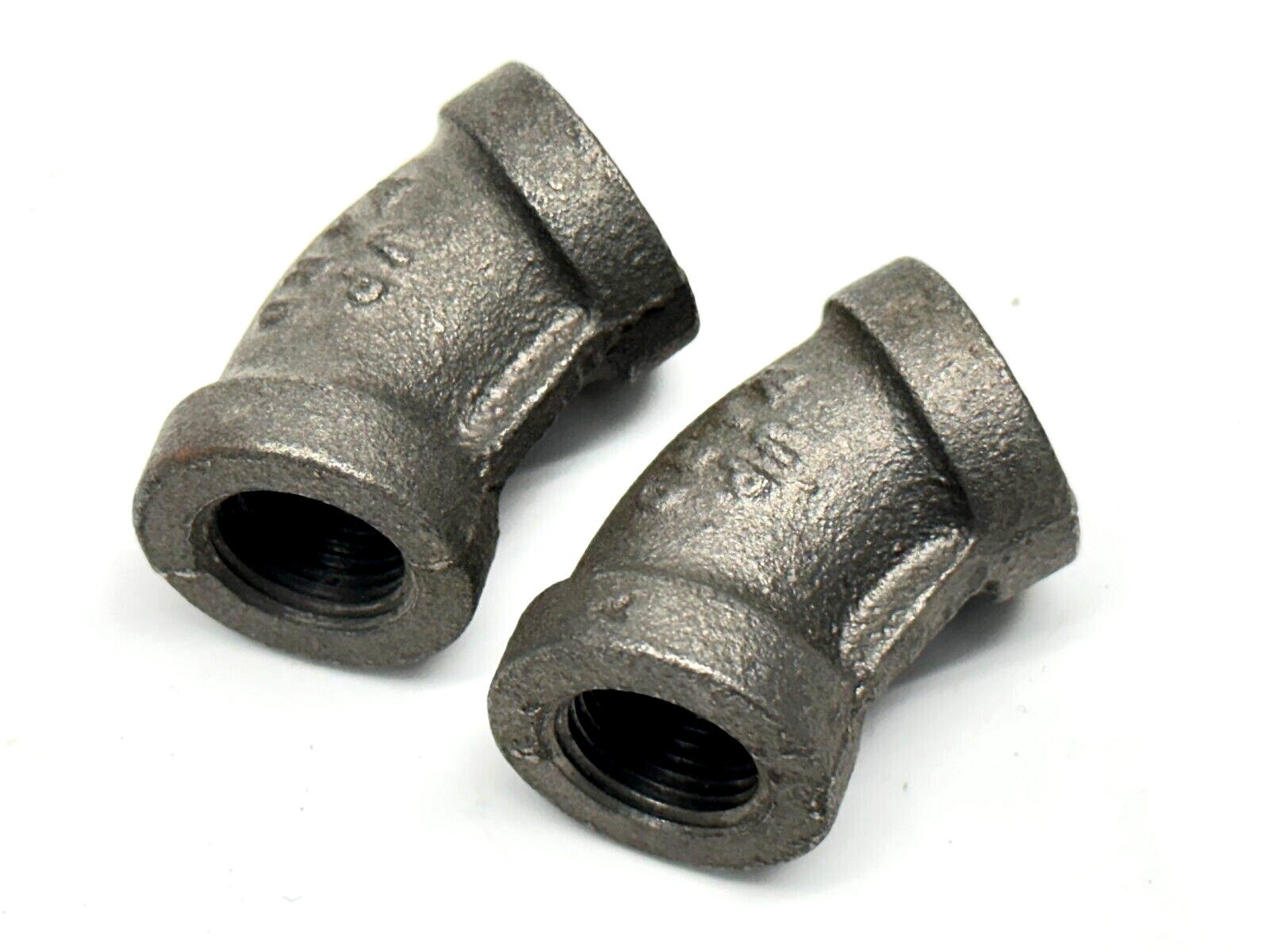 326300.1B.NML | Ward C.NM45L 3/8" Elbow 45 Degree Iron Black LOT OF 2 - New – Open box - Maverick Industrial Sales