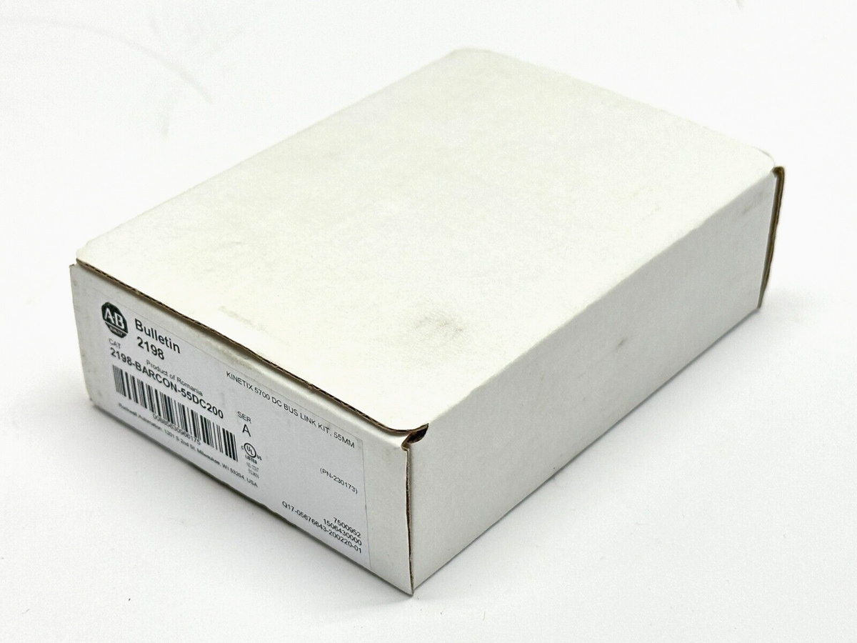 2198-BARCON-55DC200 | Allen Bradley Ser. A Kinetix 5500 55mm DC Bus Bar - New - Maverick Industrial Sales