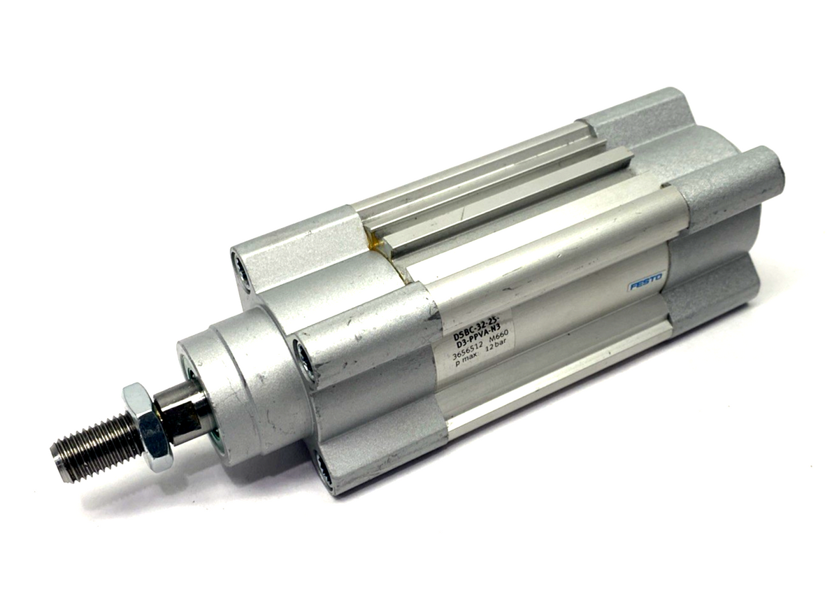 Festo DSBC-32-25-D3-PPVA-N3 ISO Cylinder 32mm Bore 25mm Stroke 3656512 - Maverick Industrial Sales