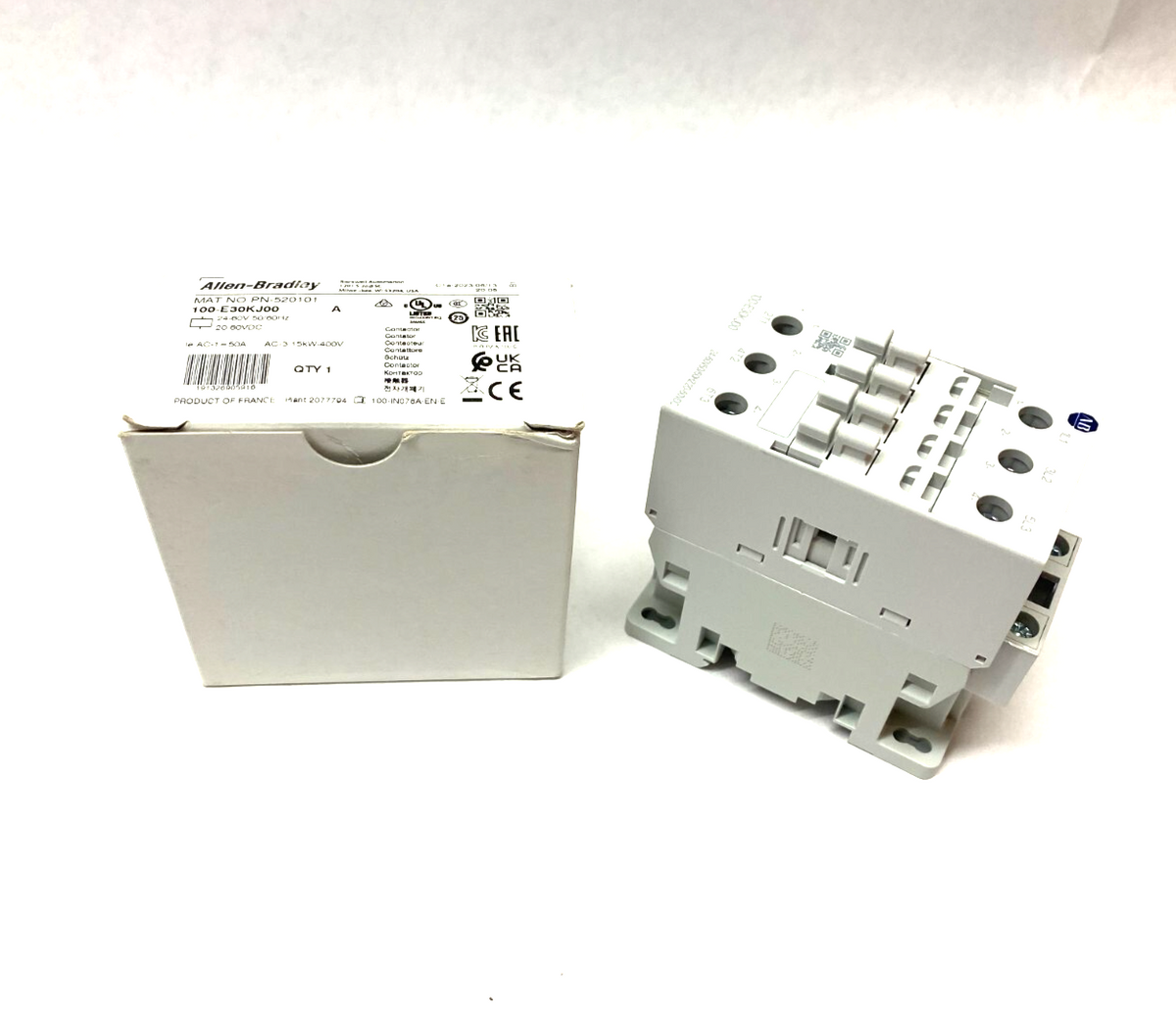 100-E30KJ00 | Allen Bradley Ser. A Non-Reversing Contactor 24-60V 50/60Hz - New Other - Maverick Industrial Sales