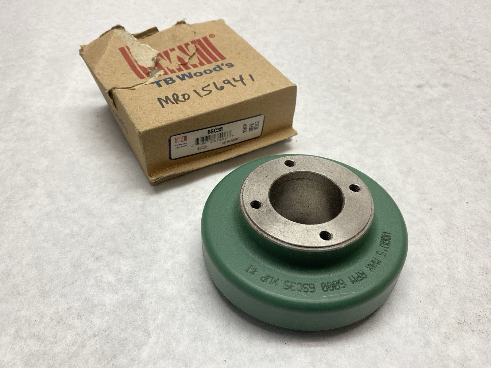 TB Woods 6SC35 Sleeve Coupling Spacer Flange Size 6 1.375" Bore - New - Maverick Industrial Sales